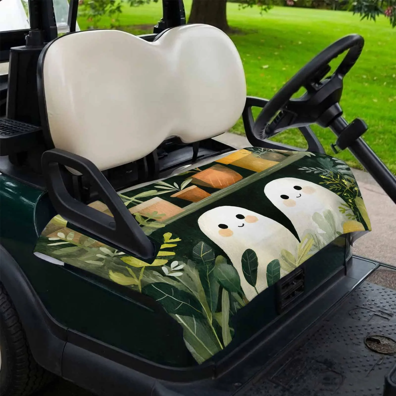 Trosturdspn Ghost Golf Cart Seat Towel Blanket 51 x 31 in