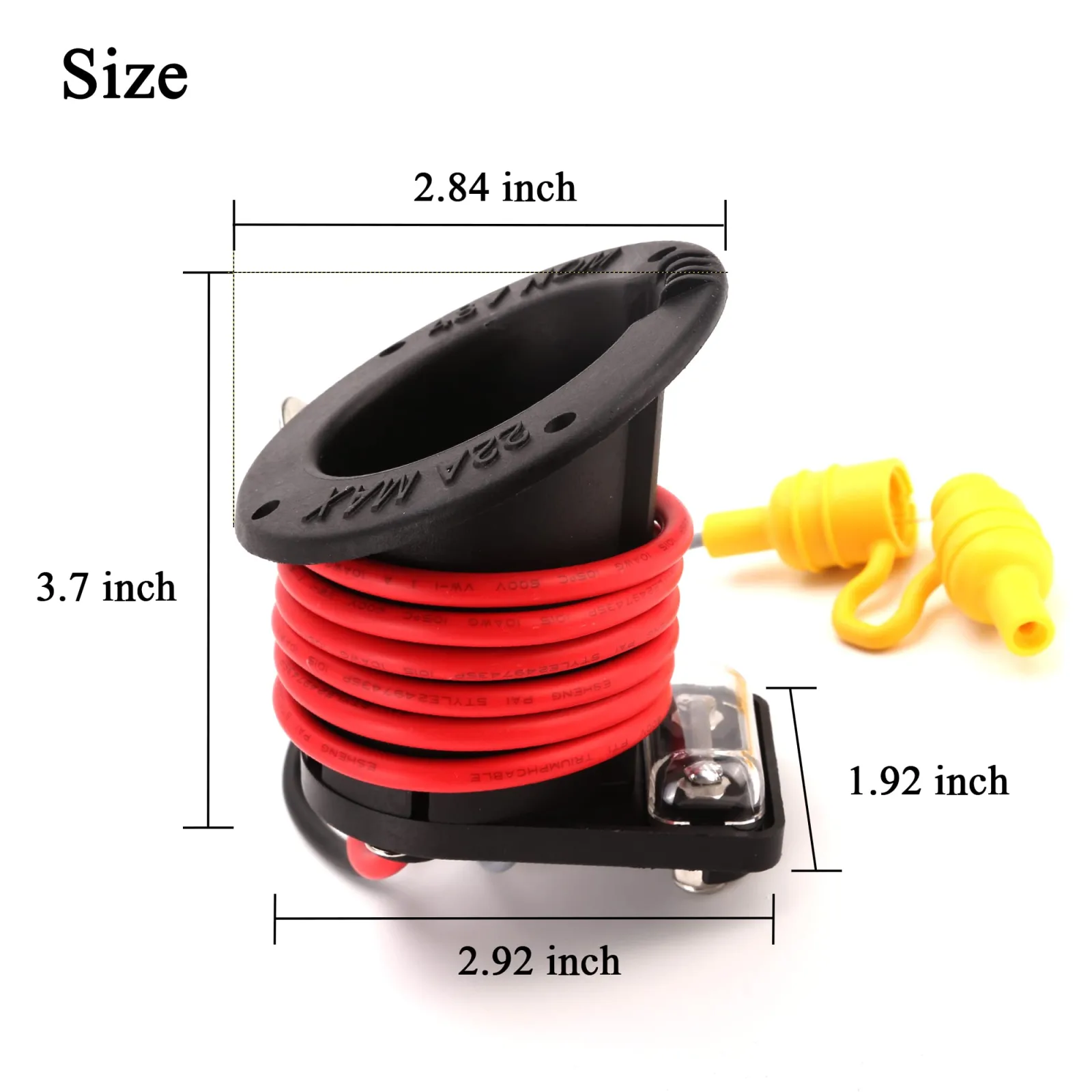 48V Charger Receptacle Assembly for Club Car DS image 3