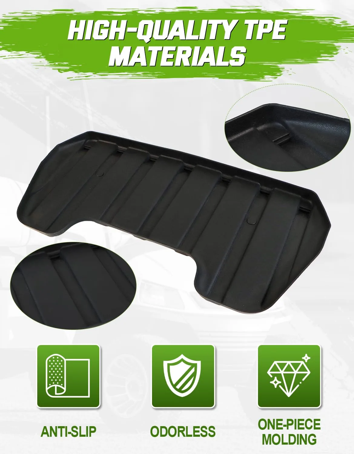 CYOOYC Bag Well Mat for Yamaha G14 G16 G19 G22 - Model G22-RBG image 3