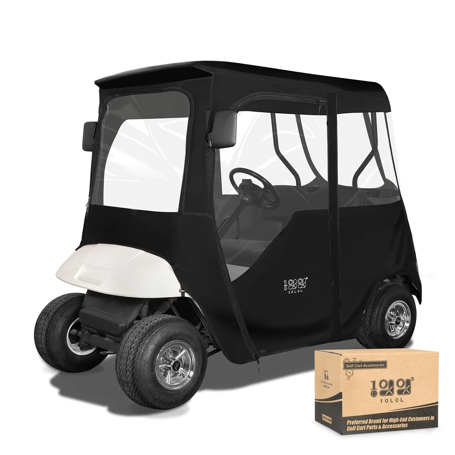 10L0L E-Z-GO TXT/RXV Golf Cart Driving Enclosure