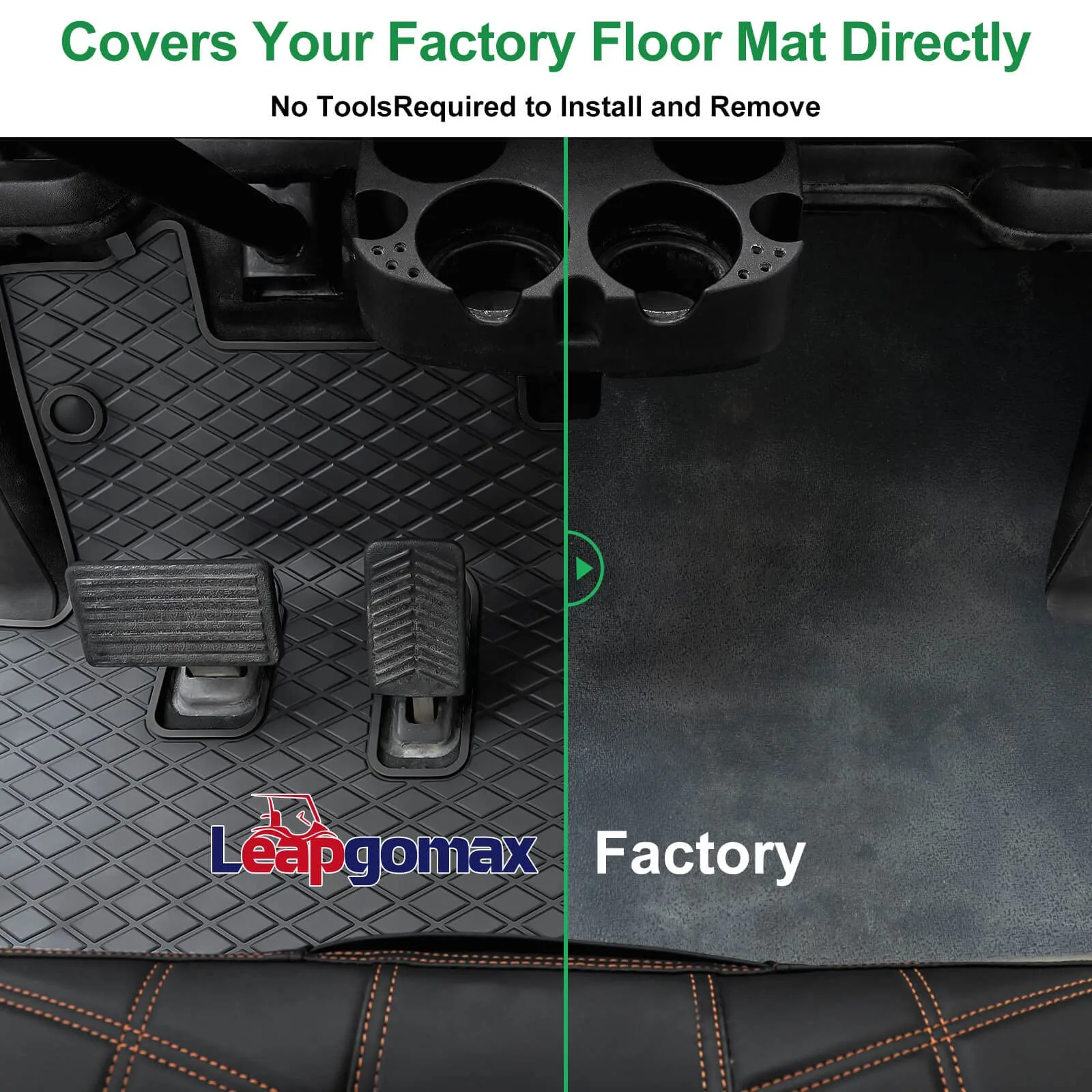 LEAPGOMAX Floor Mat for E-Z-GO RXV and 2Five image 3