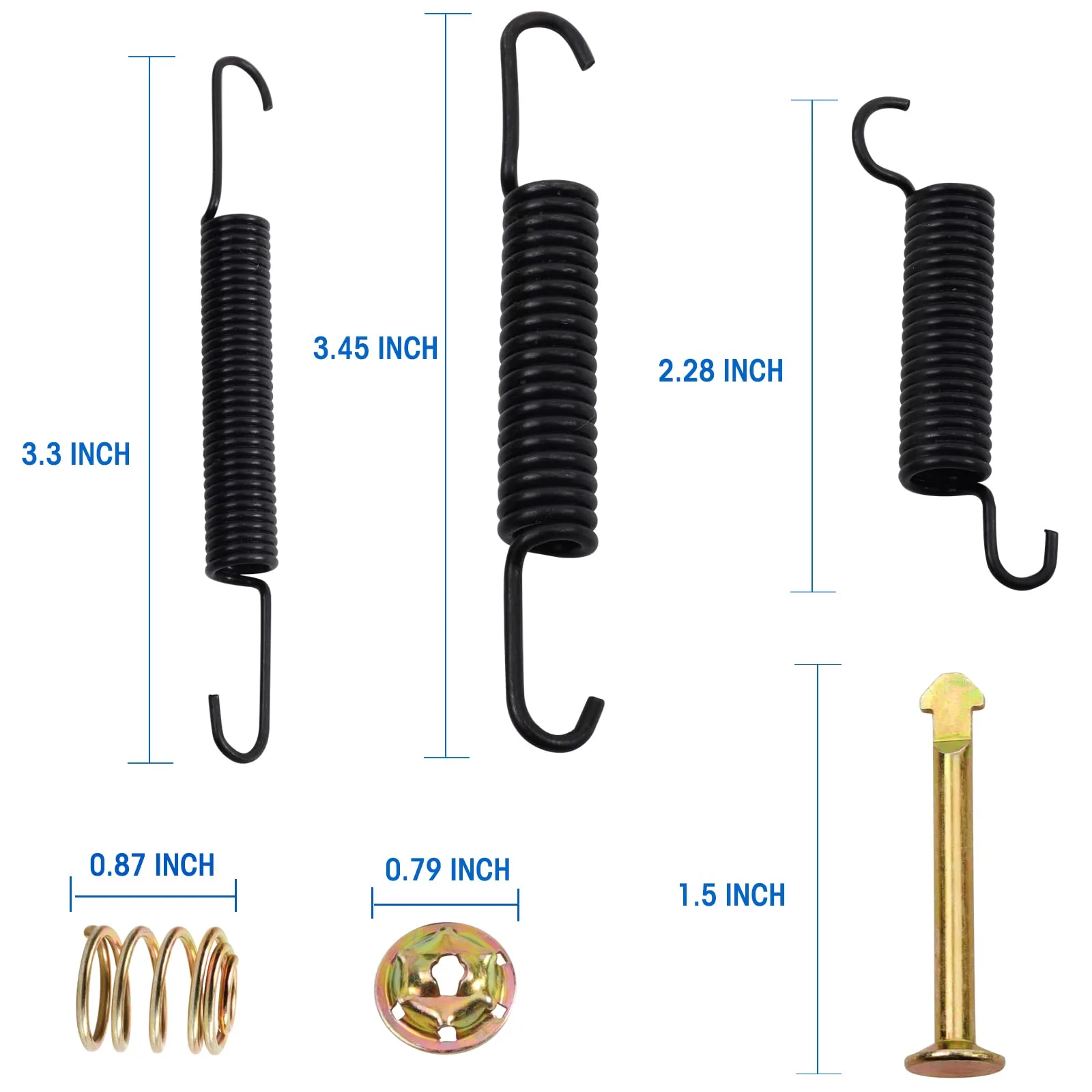 Roykaw Brake Shoes and Spring Kit for E-Z-GO and Yamaha image 3