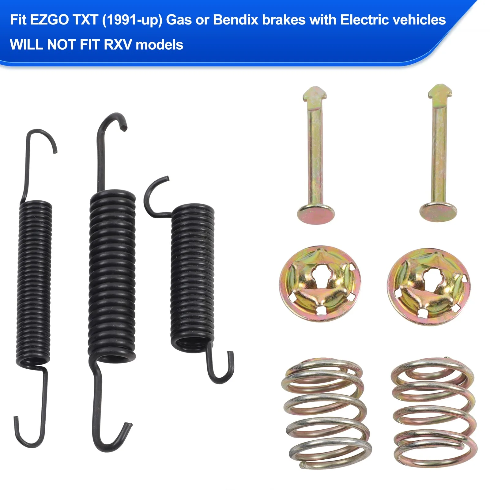 Roykaw Brake Shoes and Spring Kit for E-Z-GO and Yamaha image 4