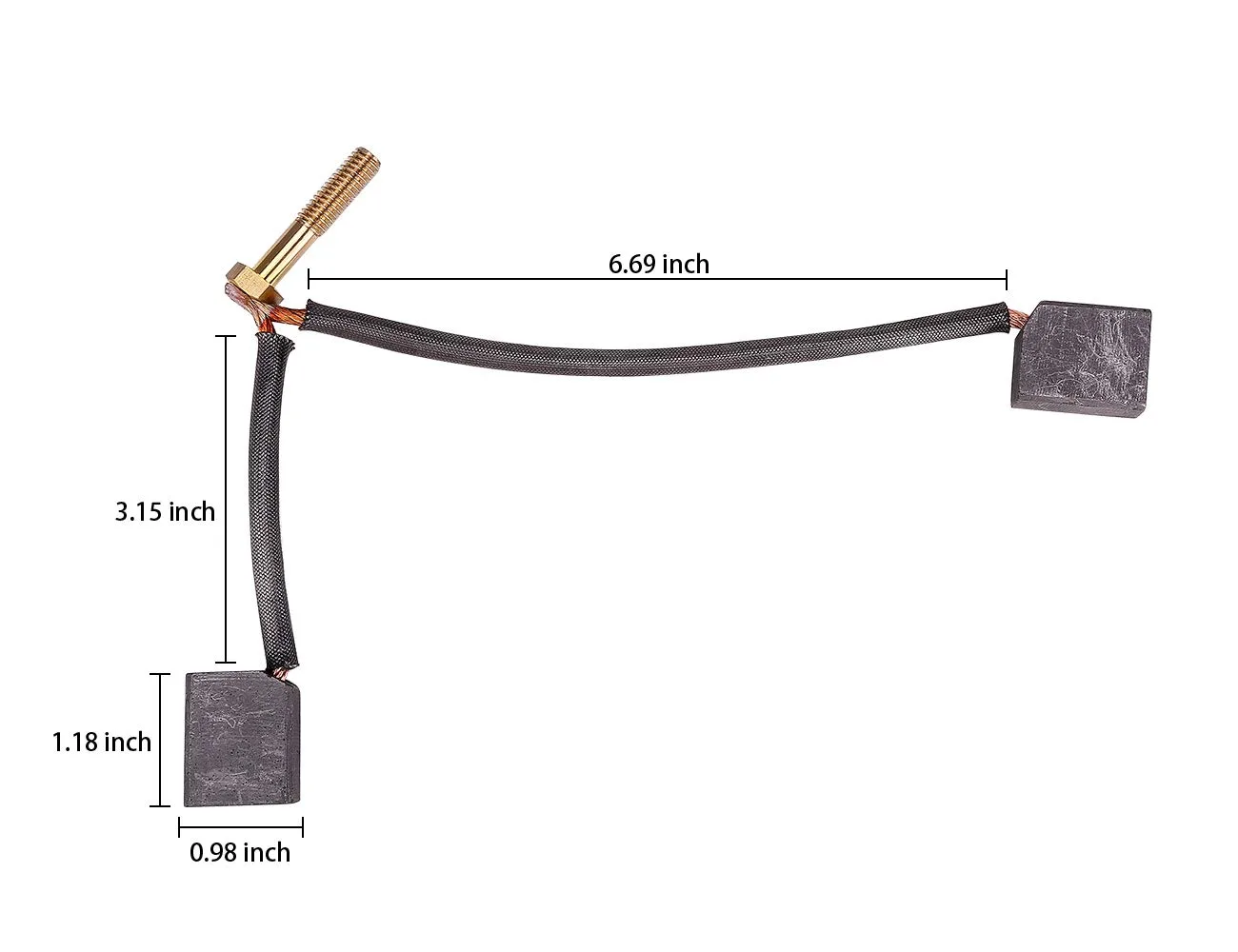 10L0L ADC Motor Brush Kit for E-Z-GO TXT 1997-2009 image 4