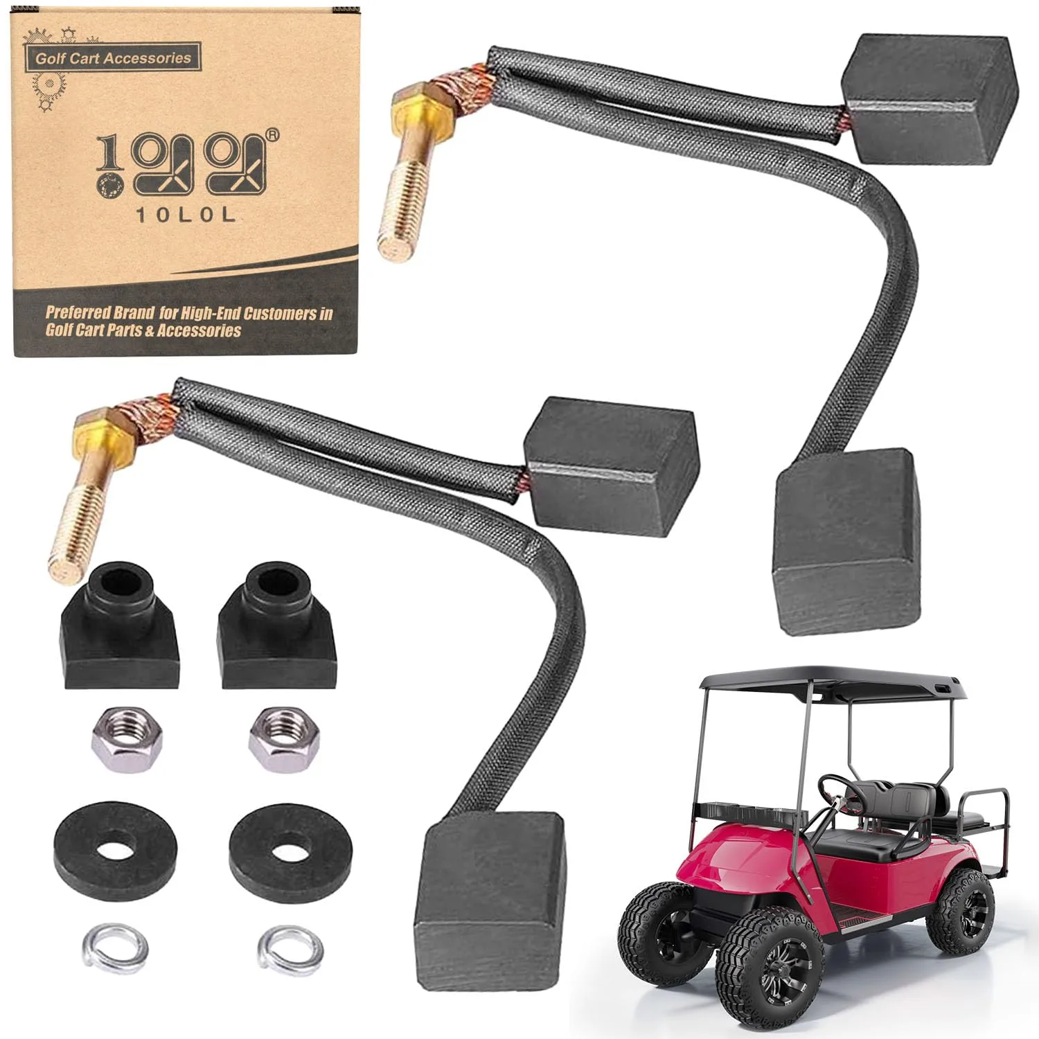 10L0L ADC Motor Brush Kit for E-Z-GO TXT 1997-2009