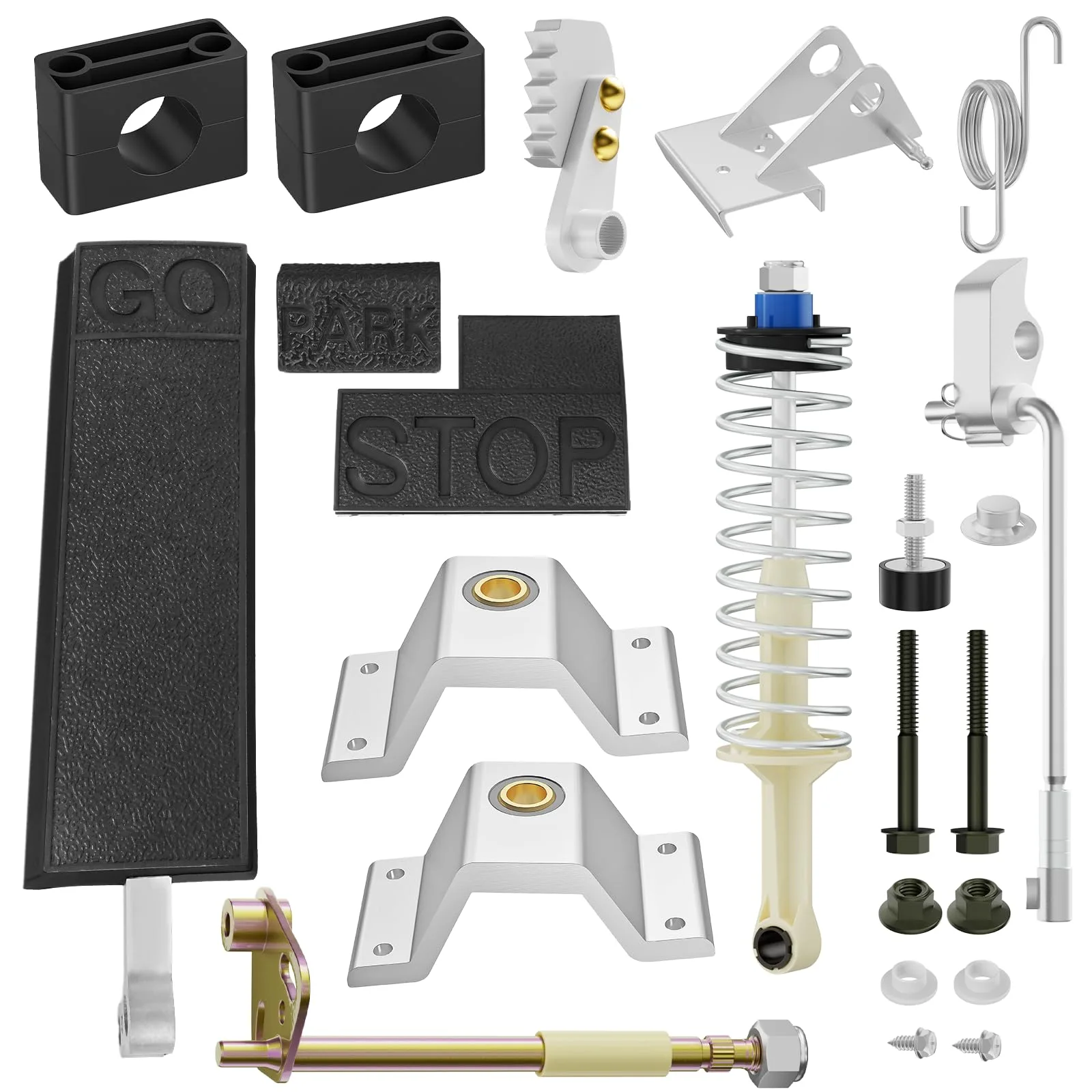 DRIVE UP DU00327 Accelerator & Brake Pedal Rebuild Kit for Club Car DS (1996+)