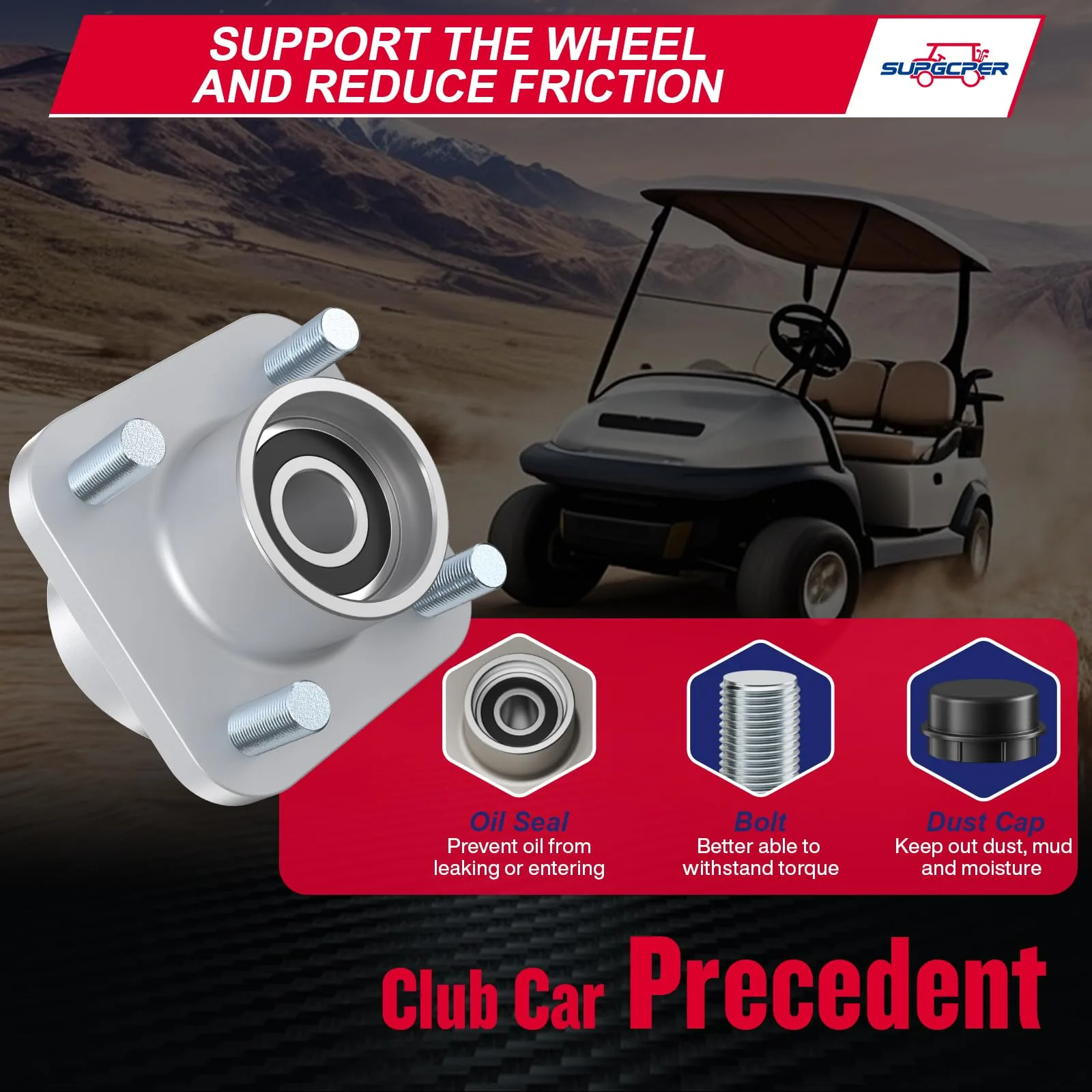 SUPGCPER Front End Repair Kit for Club Car Precedent (2004+) image 2
