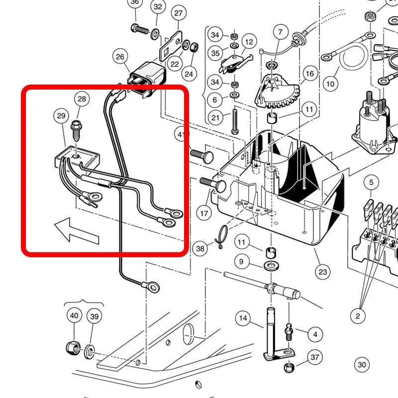 Sgaorcpas Rectifier Regulator for Club Car Transporter image 3