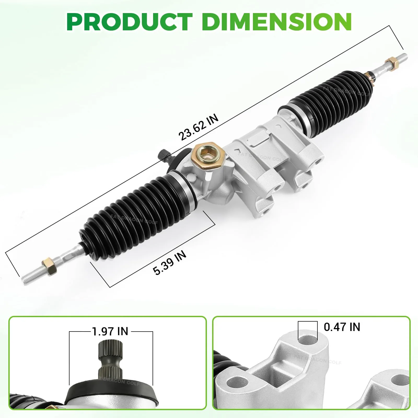 Panglong Steering Gear Box for Yamaha G29 Golf Cart image 4