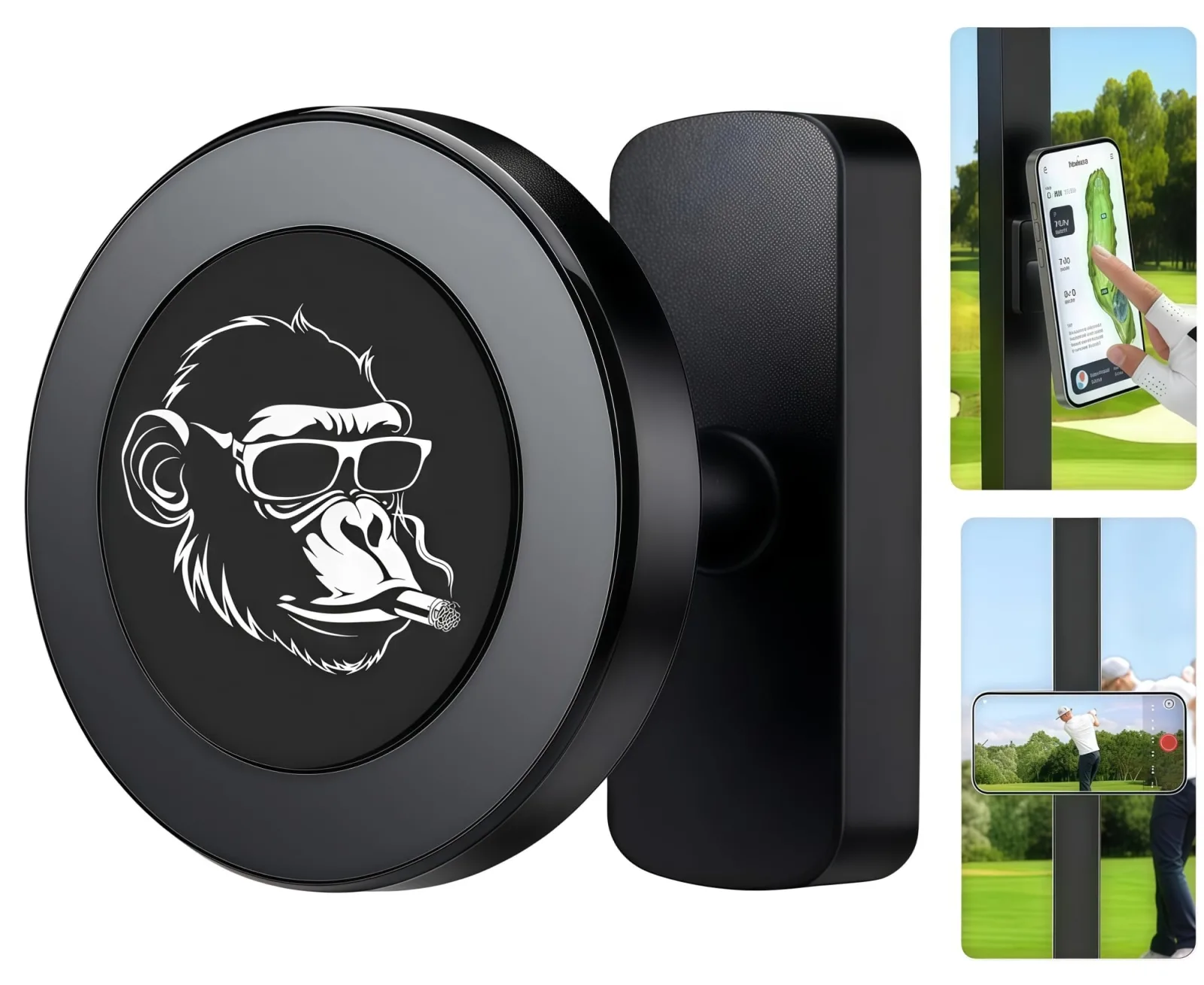 Gorilla Magnetic Golf Cart Phone Holder for iPhone 12–17