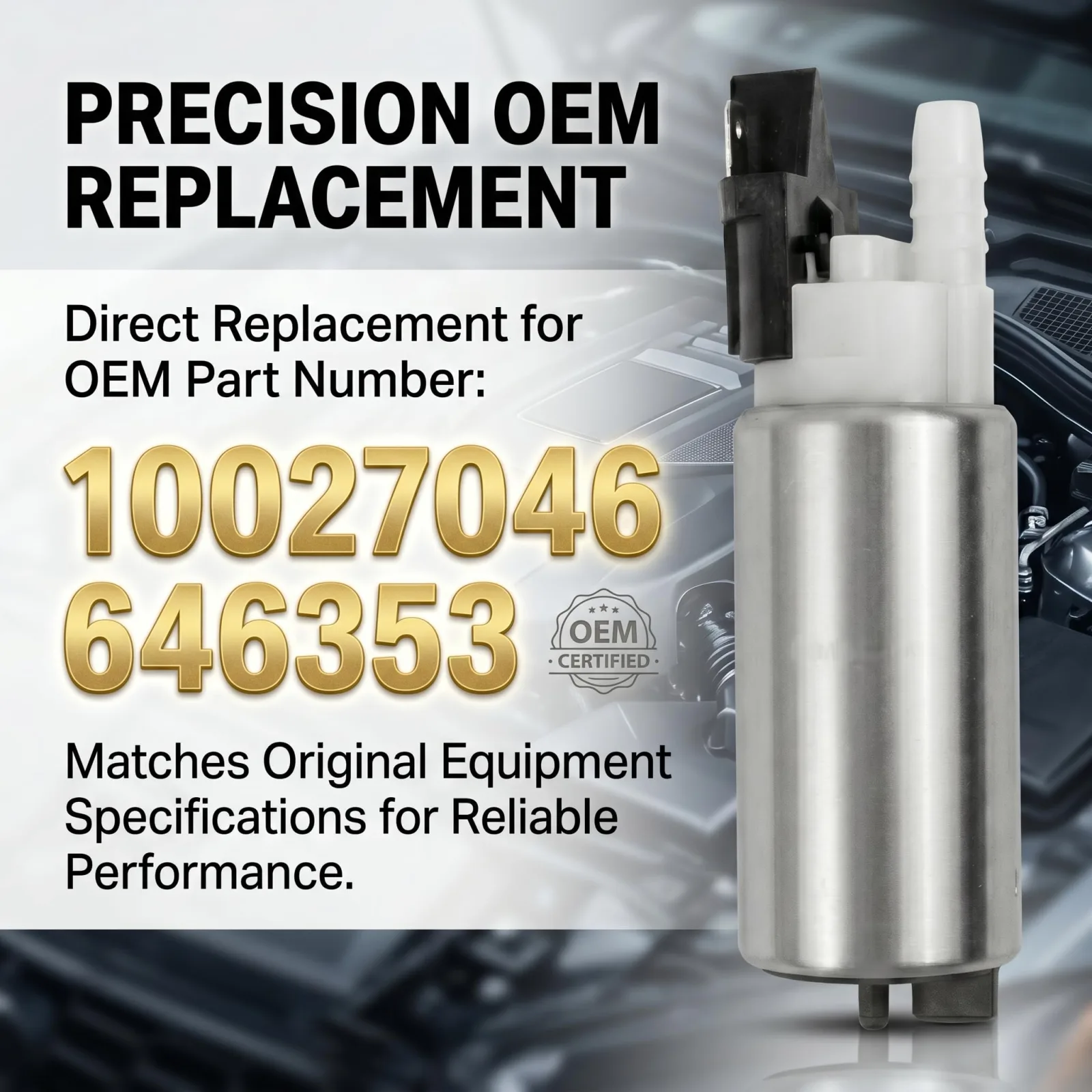 UQTDZ Fuel Pump Assembly for E-Z-GO and Cushman EFI Carts image 3