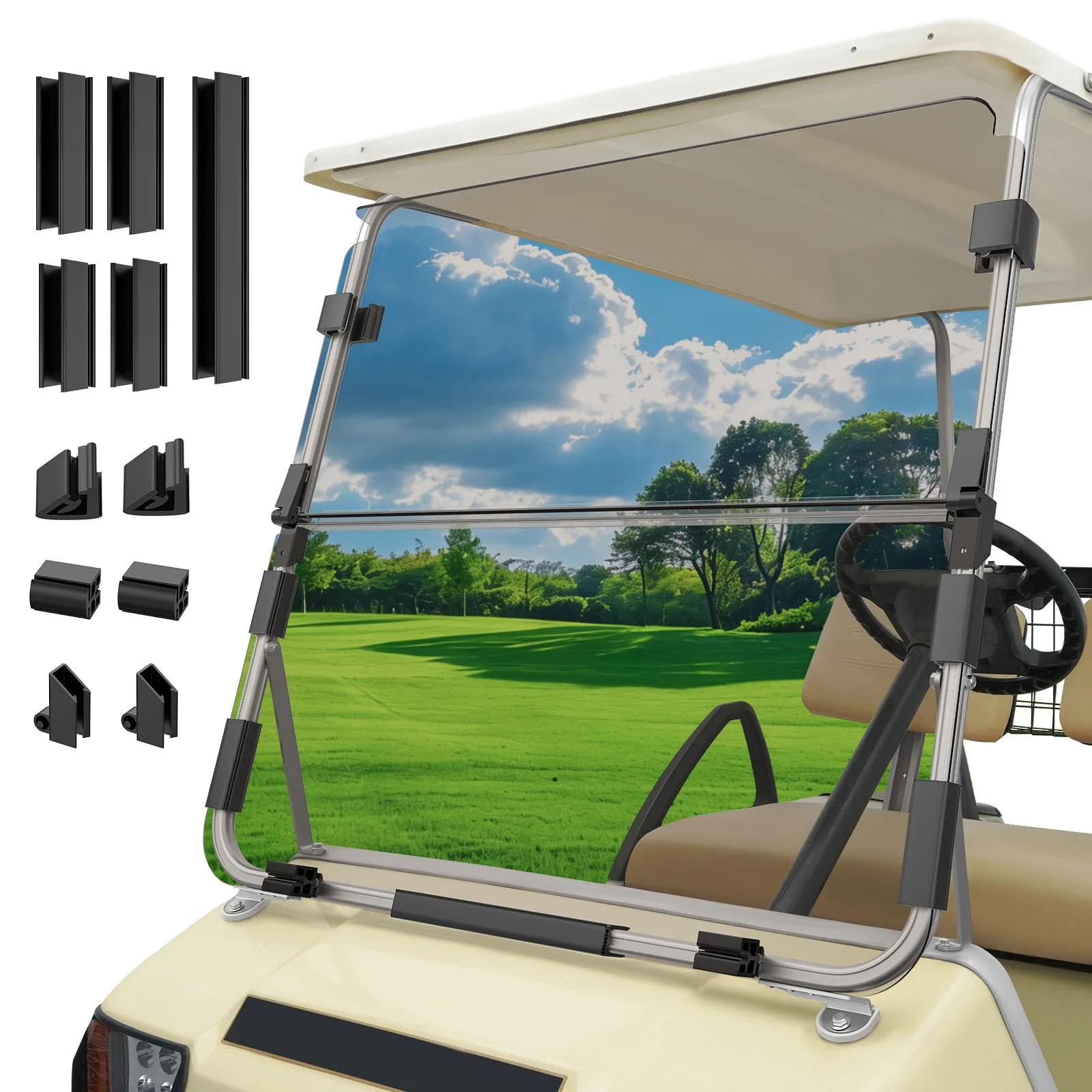 Panglong FDG-199 Tinted Windshield for Club Car DS
