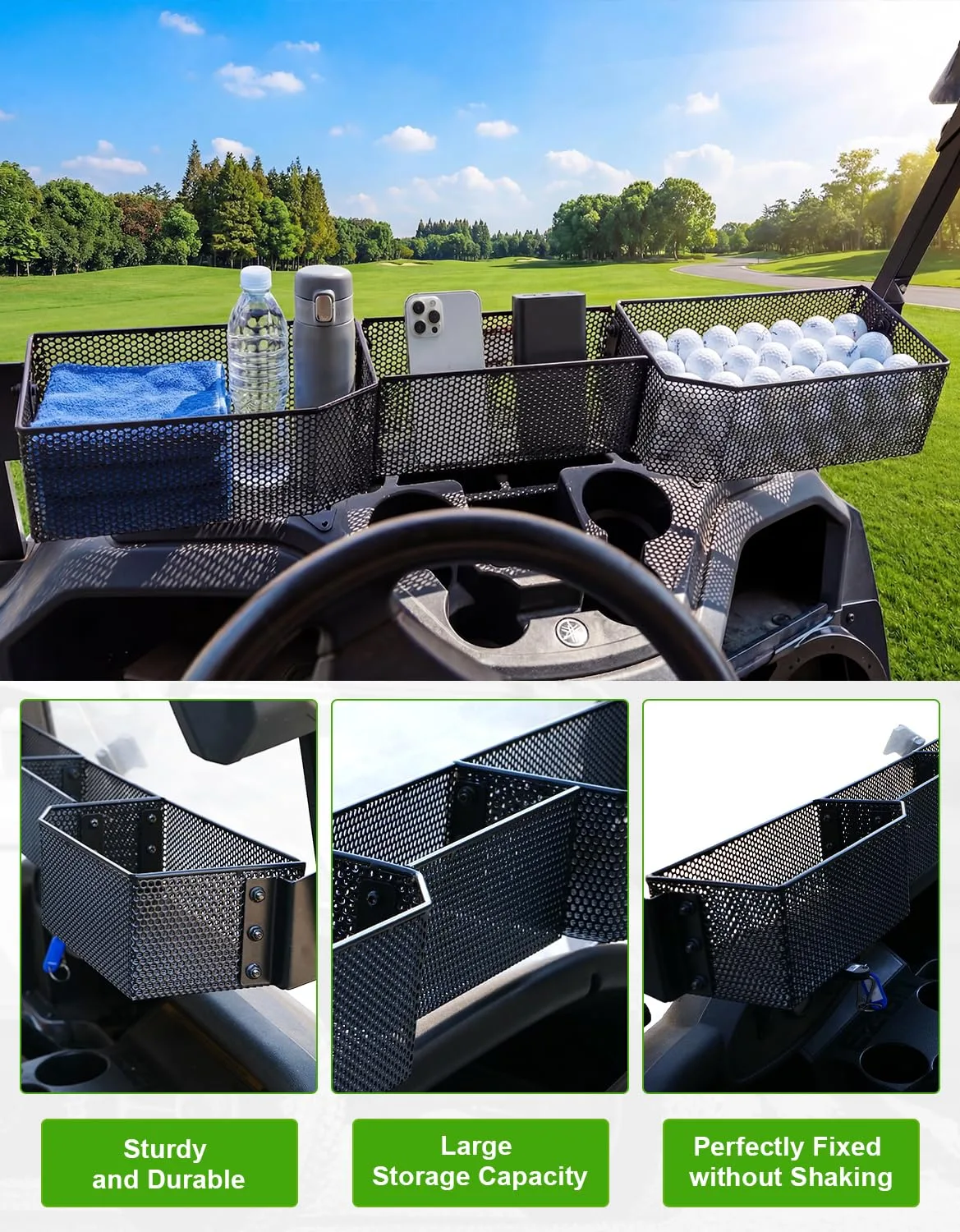 CYOOYC Front Inner Storage Basket for Yamaha Drive2 G29 (G29-ISB) image 4