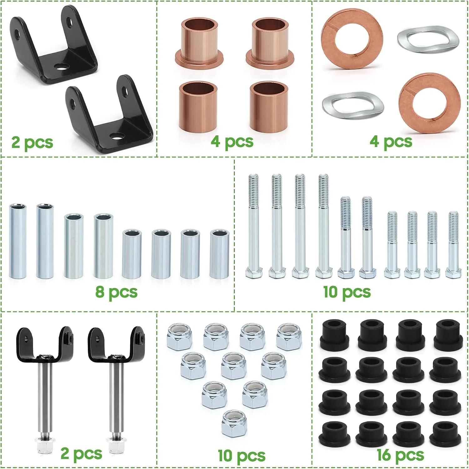 10L0L Club Car DS Front-End Rebuild Kit STE-Y232-C-B12 image 4