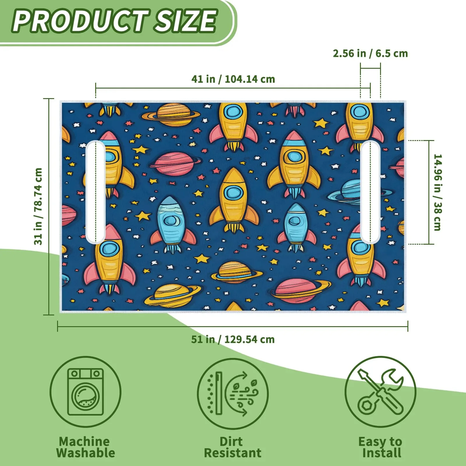 Tiveruda Golf Cart Seat Cover for Double Seats image 2