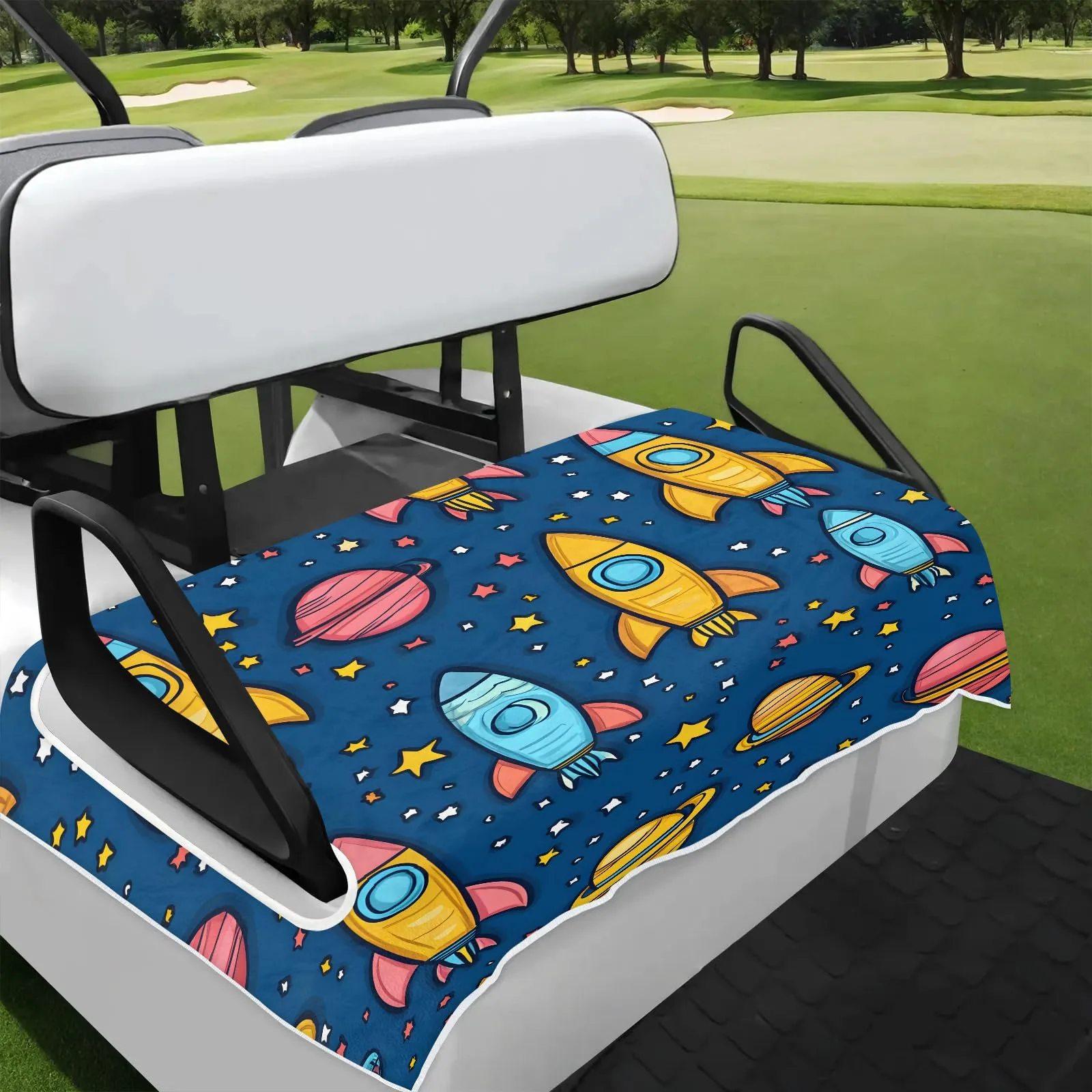 Tiveruda Golf Cart Seat Cover for Double Seats