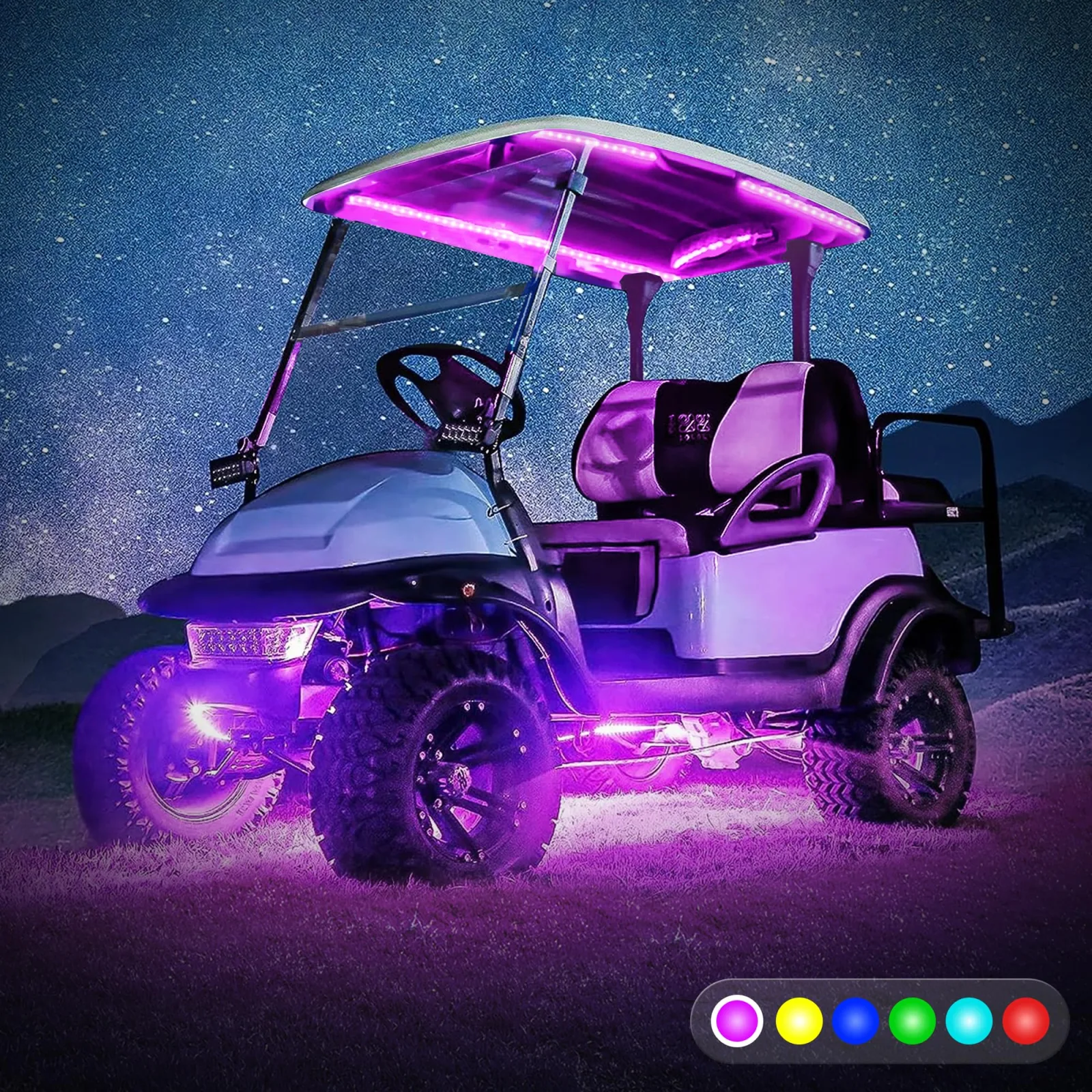 10L0L Golf Cart Underglow LED Light Kit QHCA-F79-L-C image 4