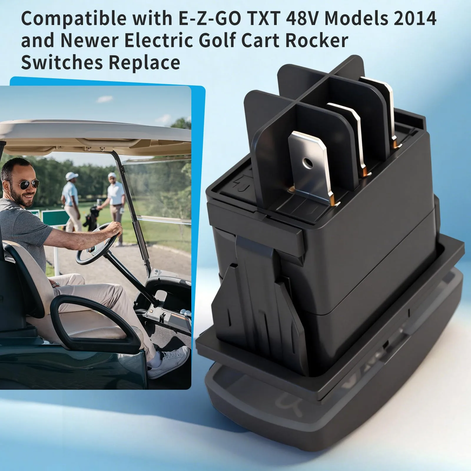 AHKWK FR-027 Forward/Reverse Switch for E-Z-GO TXT image 3