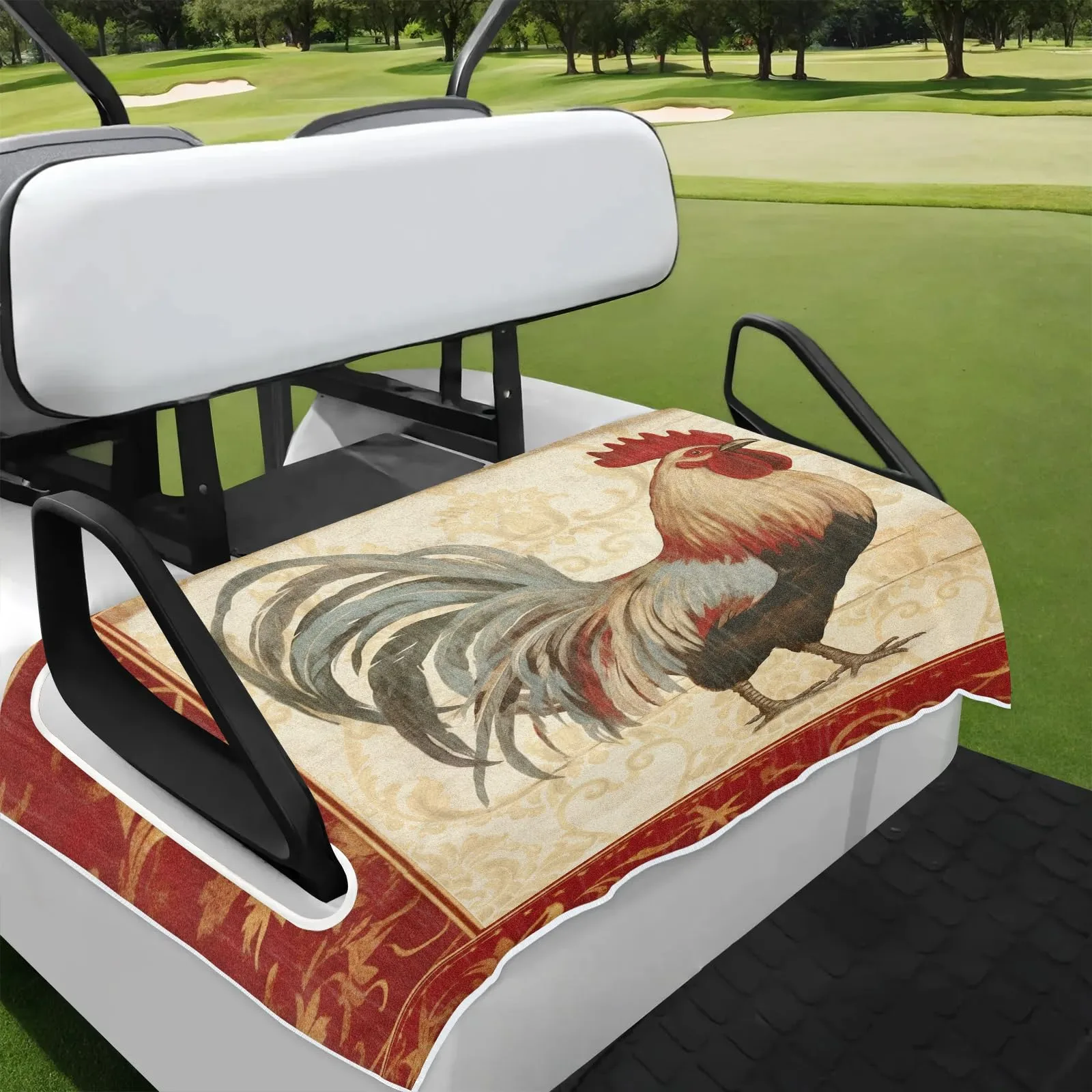 Tiveruda Golf Cart Seat Cover for Double Seats, 51 x 31 in