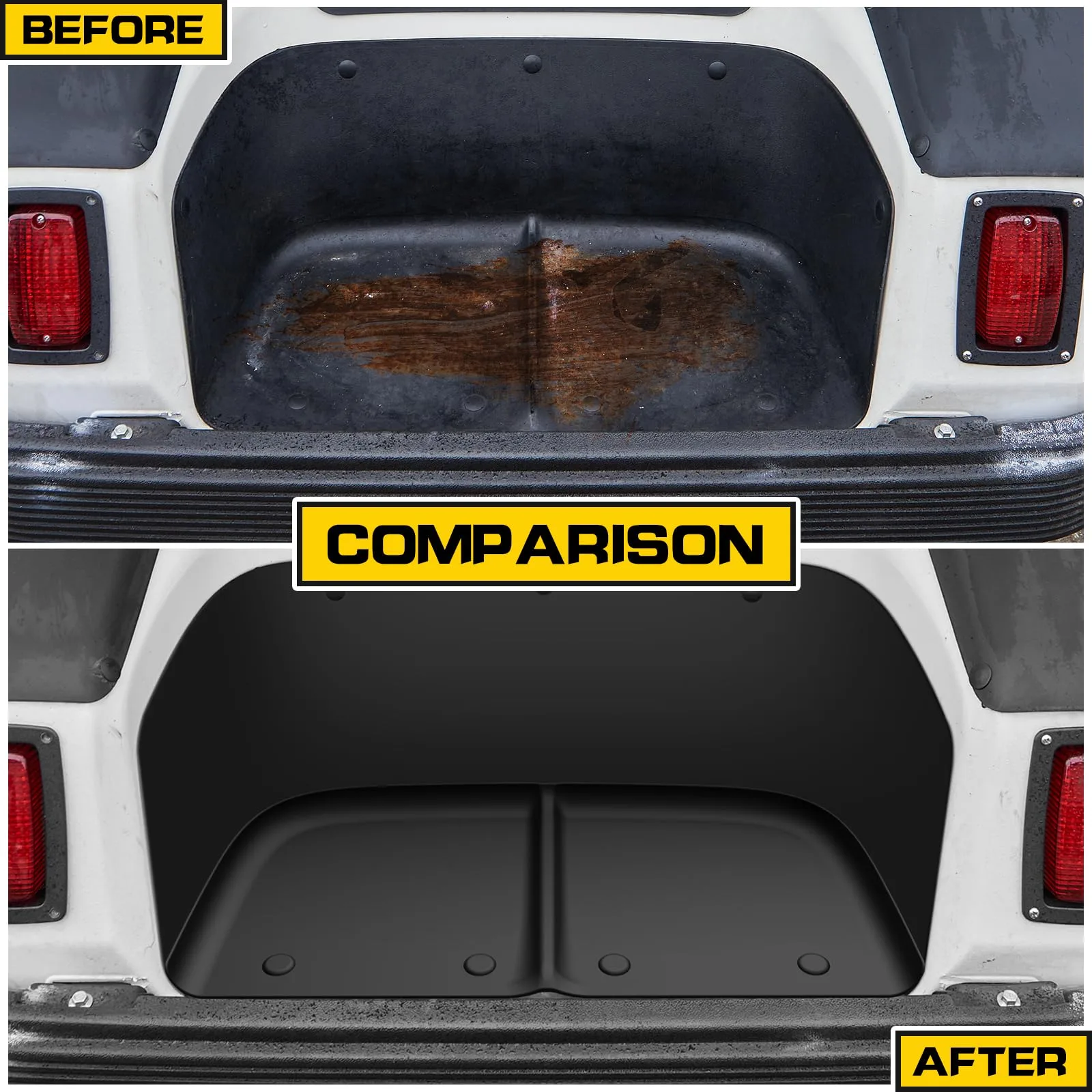 HSUTVXPRO ST-129 Rear Bagwell Mat for Club Car DS image 2