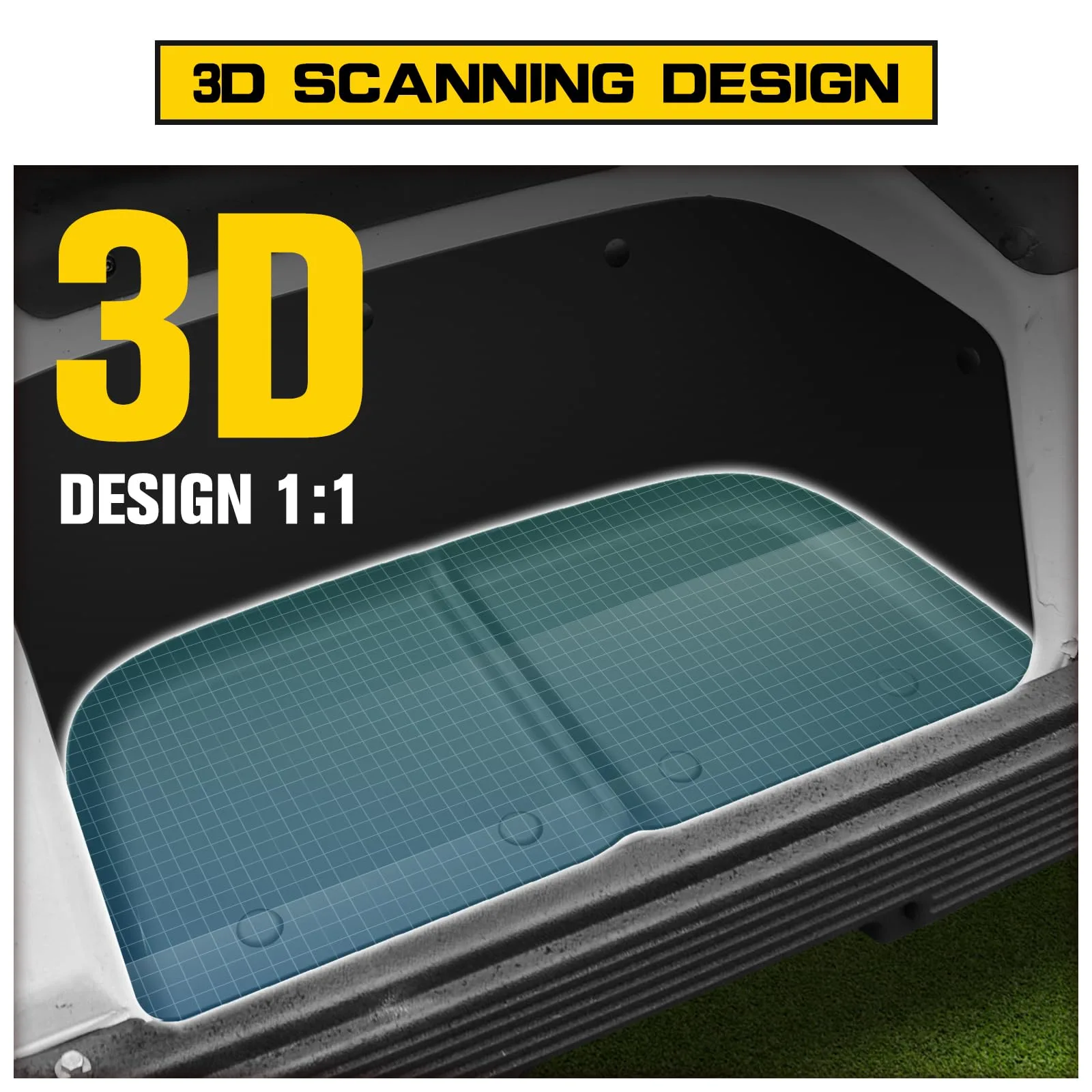 HSUTVXPRO ST-129 Rear Bagwell Mat for Club Car DS image 4