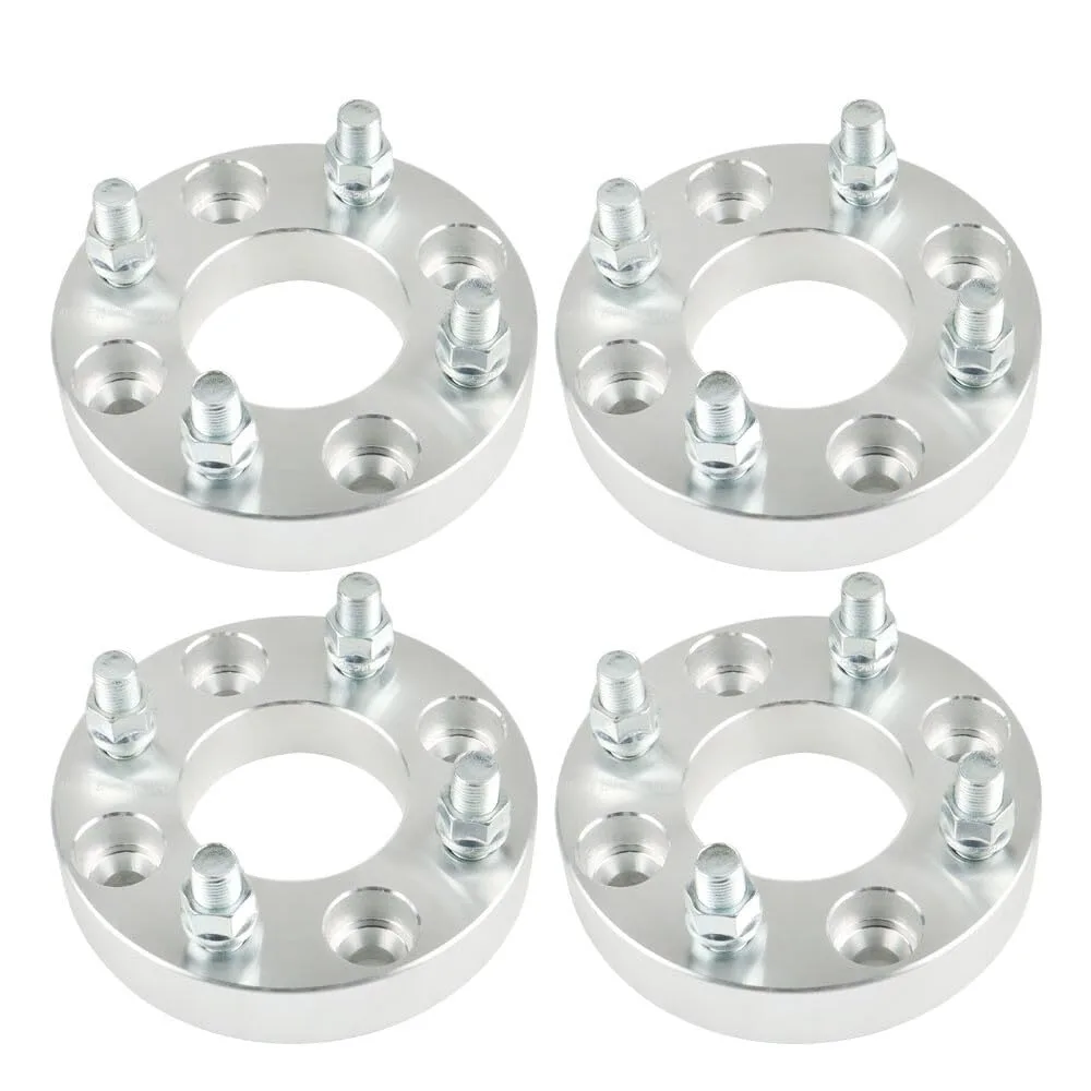 Generic Golf Cart Wheel Spacers 4x101.6mm Silver