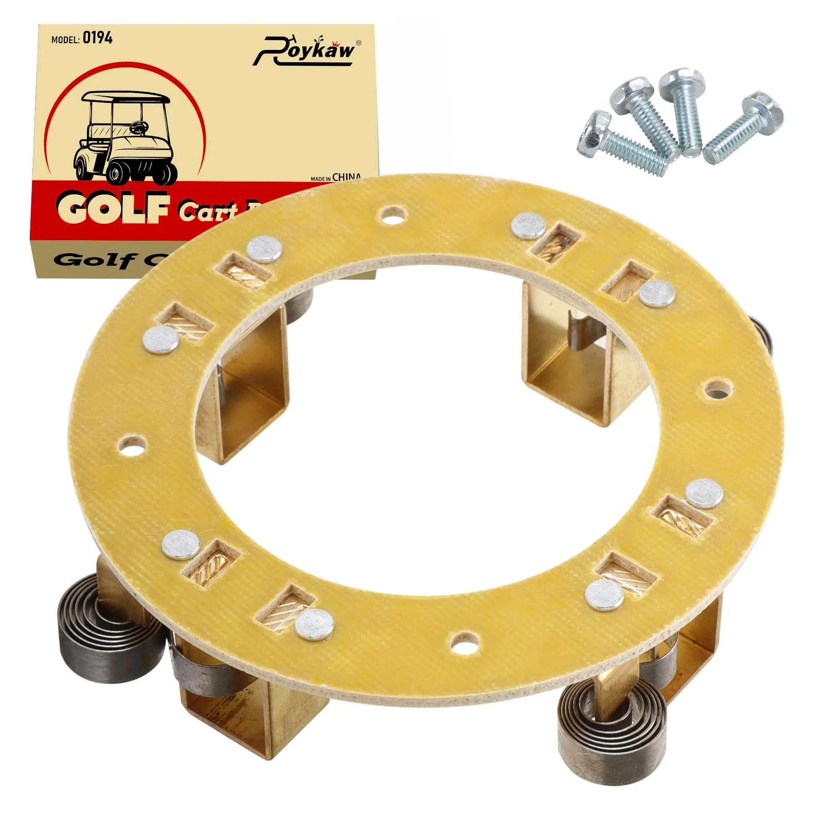 Roykaw Motor Brush Holder Plate for E-Z-GO TXT and Club Car