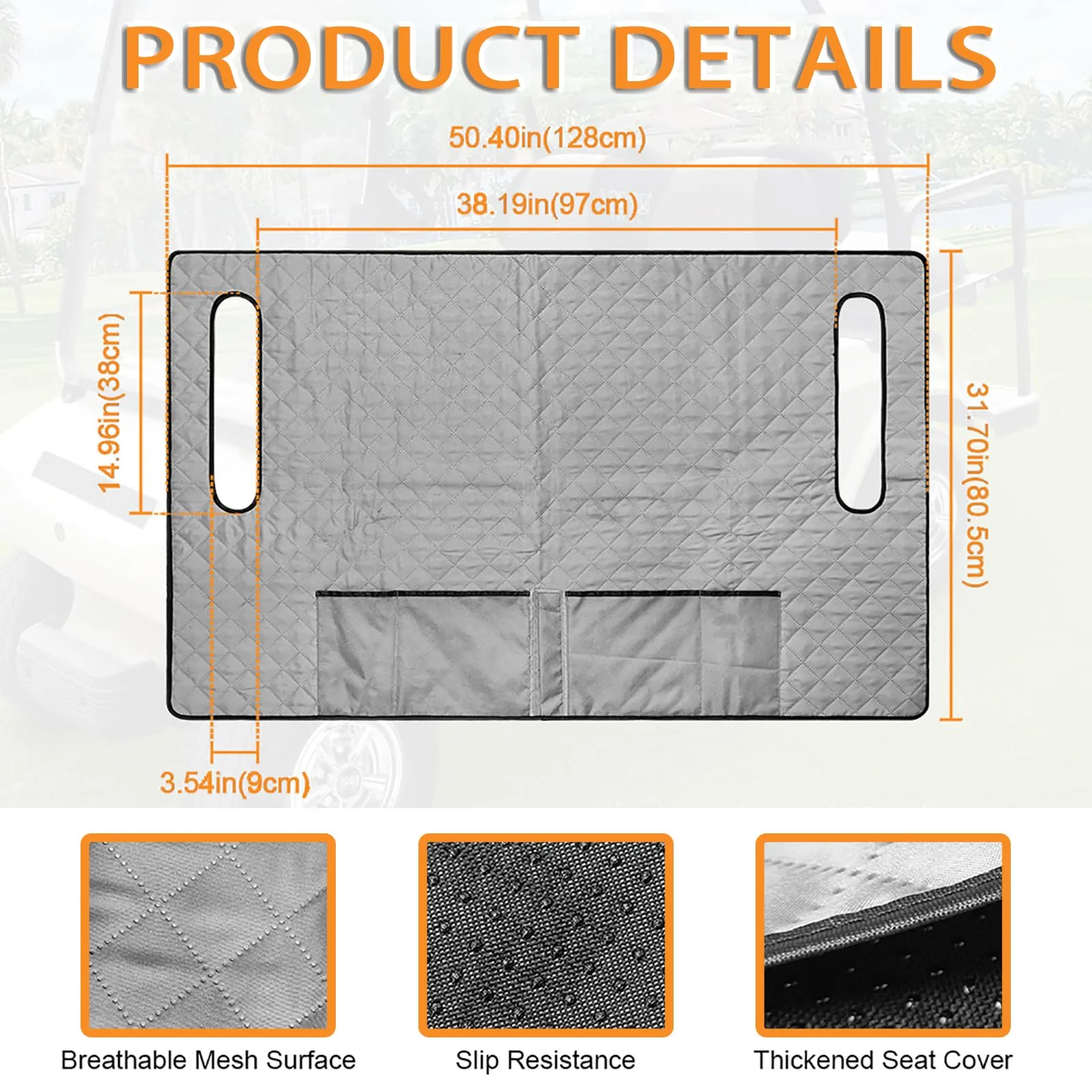 FDHTHJFYJ Rear Seat Cover for Evolution Classic 4 Plus image 3