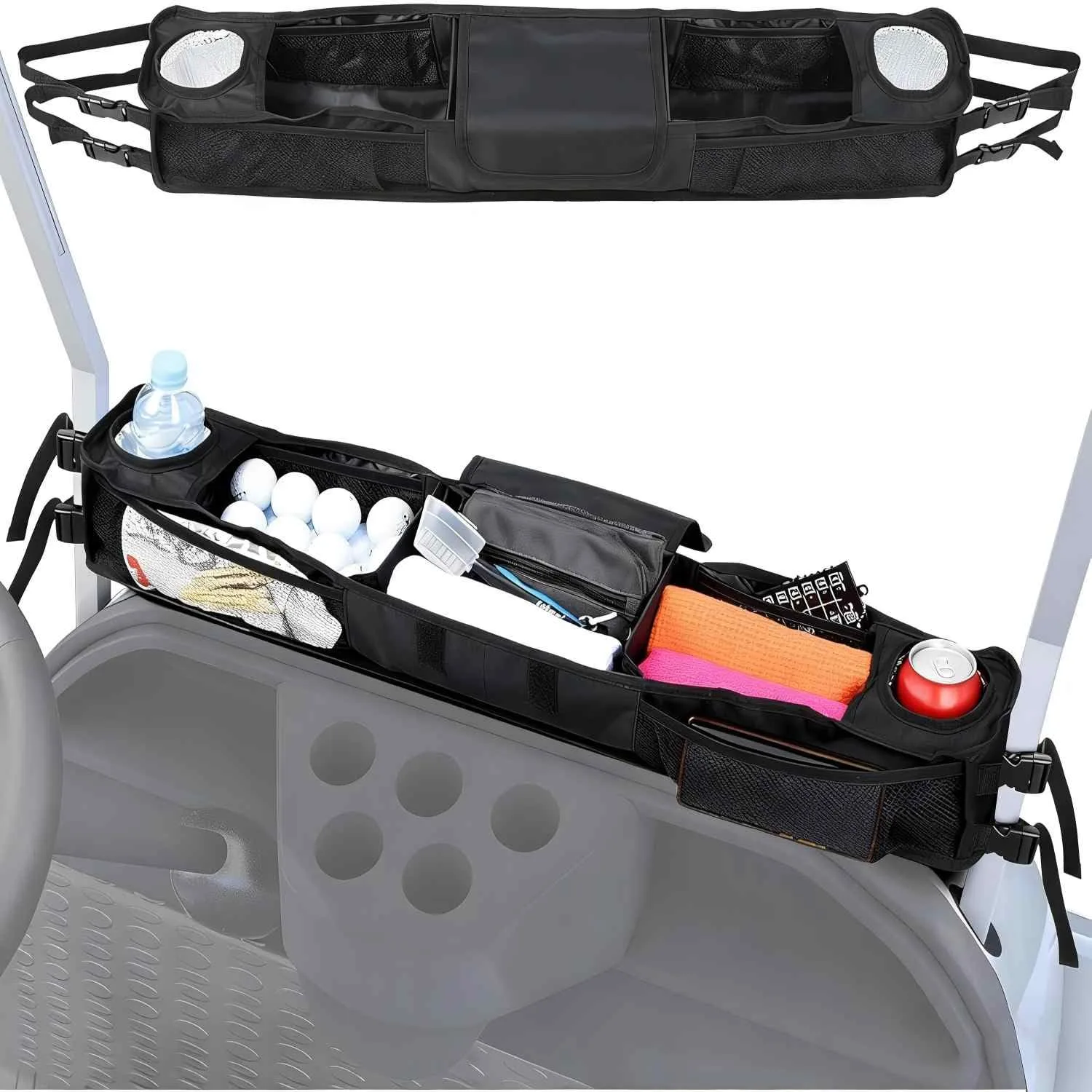 yunyouxuan Golf Cart Storage Tray for MotoEV Sport Series with Insulated Cup Holders
