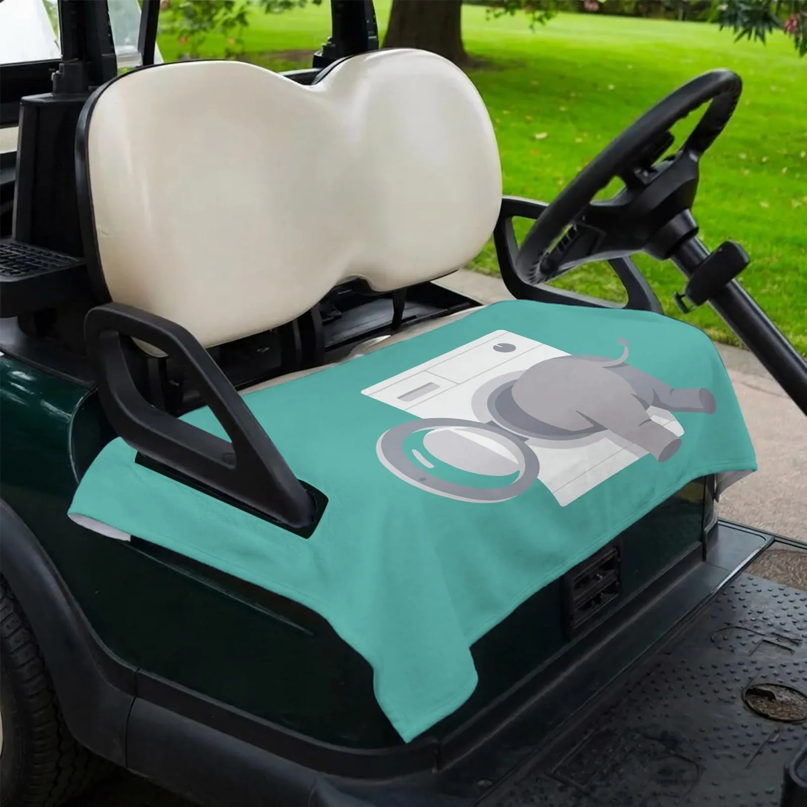 DecorLovee Golf Cart Seat Cover for 2-Seater Carts image 2