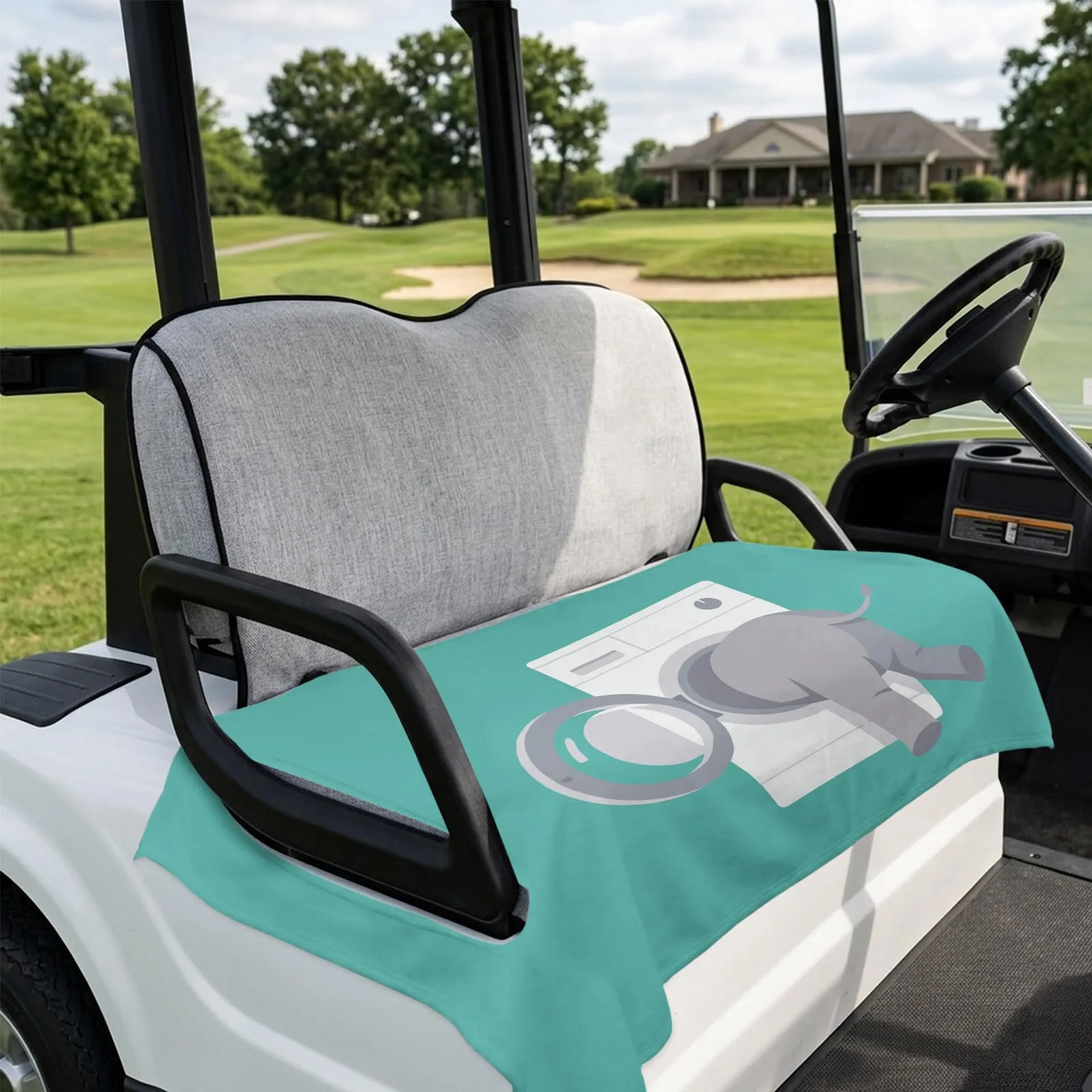 DecorLovee Golf Cart Seat Cover for 2-Seater Carts image 4