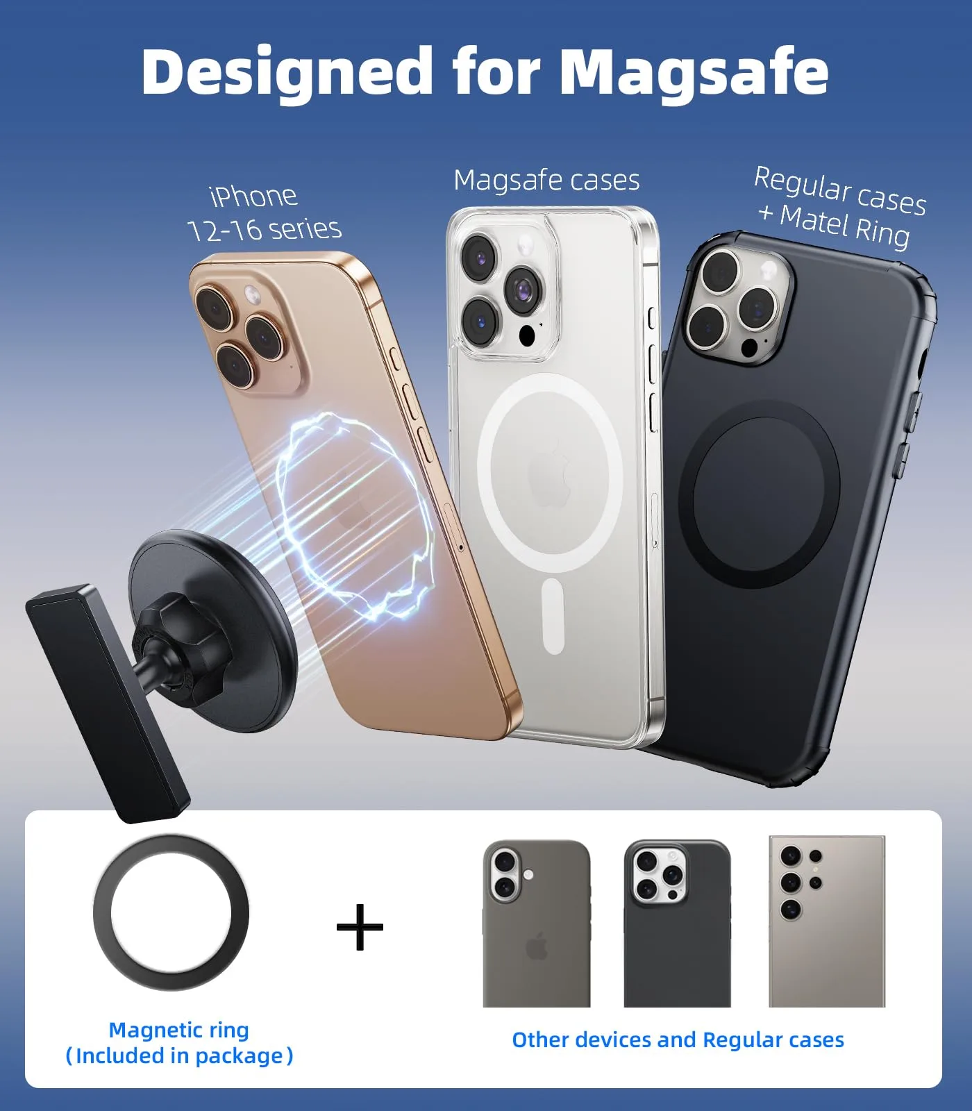 scenein Magnetic MagSafe Phone Holder for Golf Carts — model 31f79b52 image 3