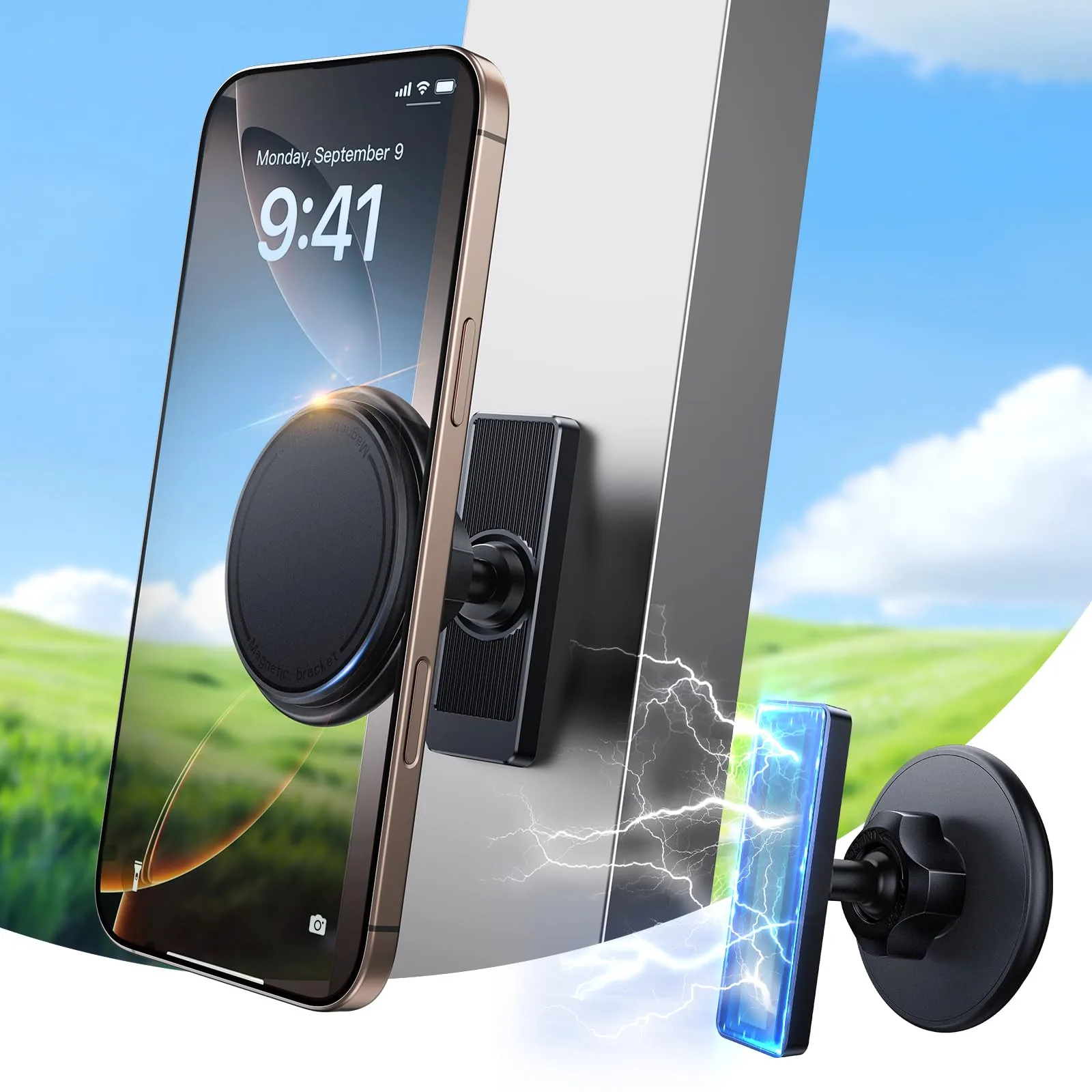 scenein Magnetic MagSafe Phone Holder for Golf Carts — model 31f79b52