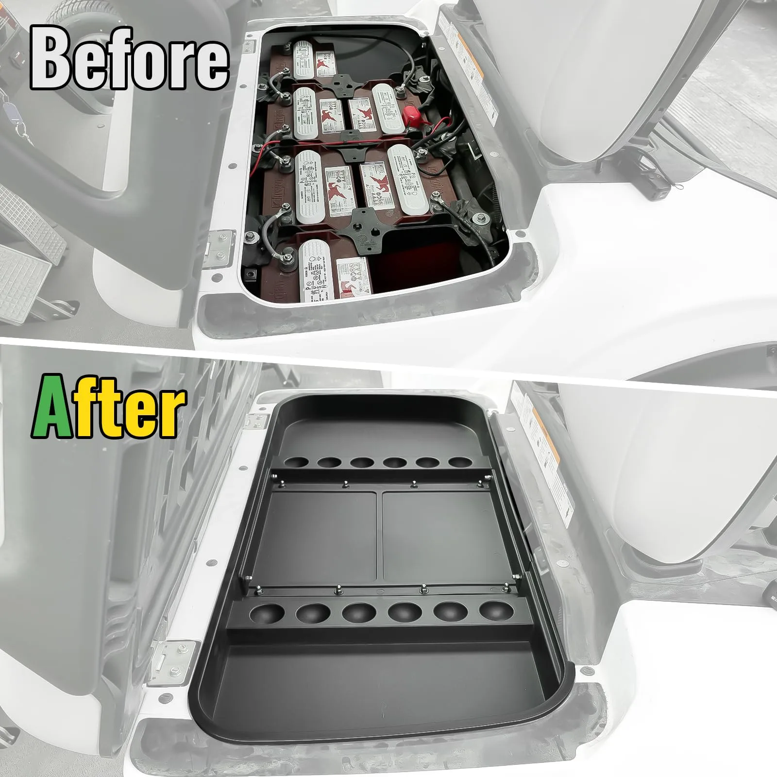 CYOOYC Under-Seat Storage Tray for Yamaha G29 Drive2 image 2