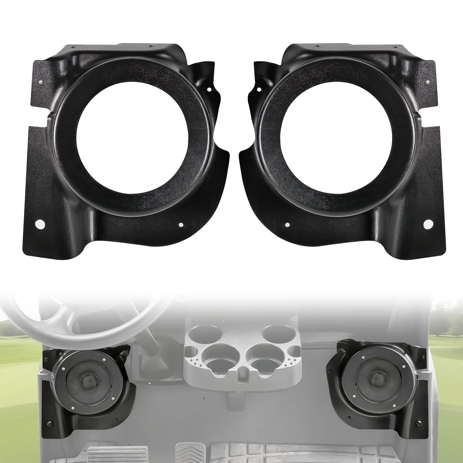 CYOOYC Speaker Pod Brackets for E-Z-GO RXV 2008+