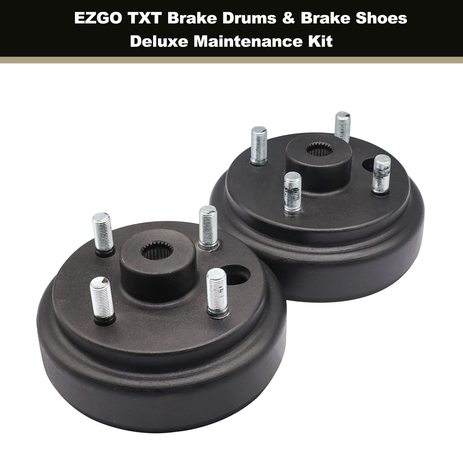 CLUBRALLY E-Z-GO TXT Brake Drum and Shoe Kit 1996-2008 image 4