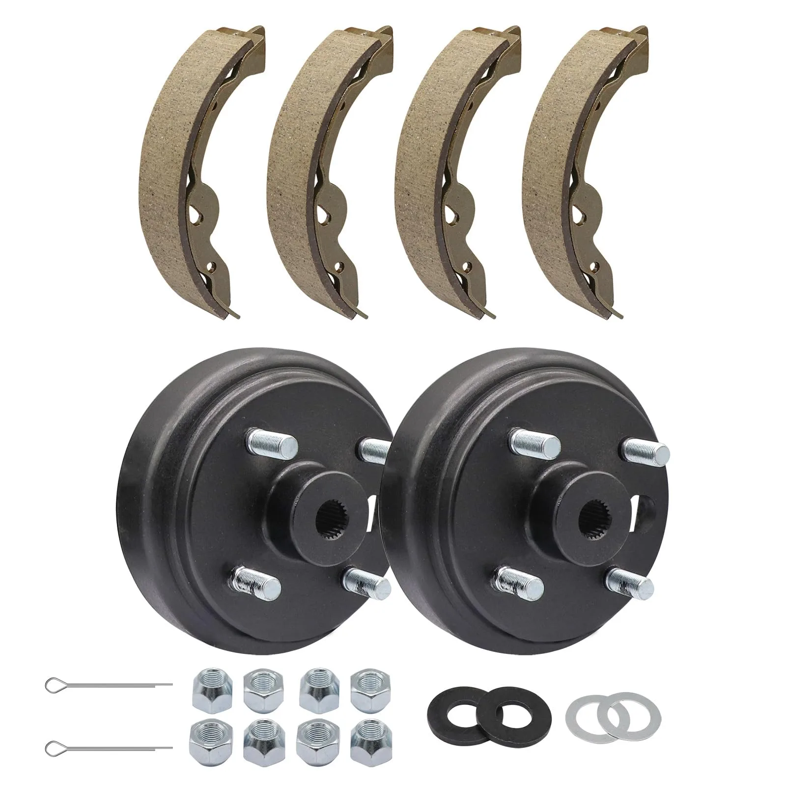 CLUBRALLY E-Z-GO TXT Brake Drum and Shoe Kit 1996-2008