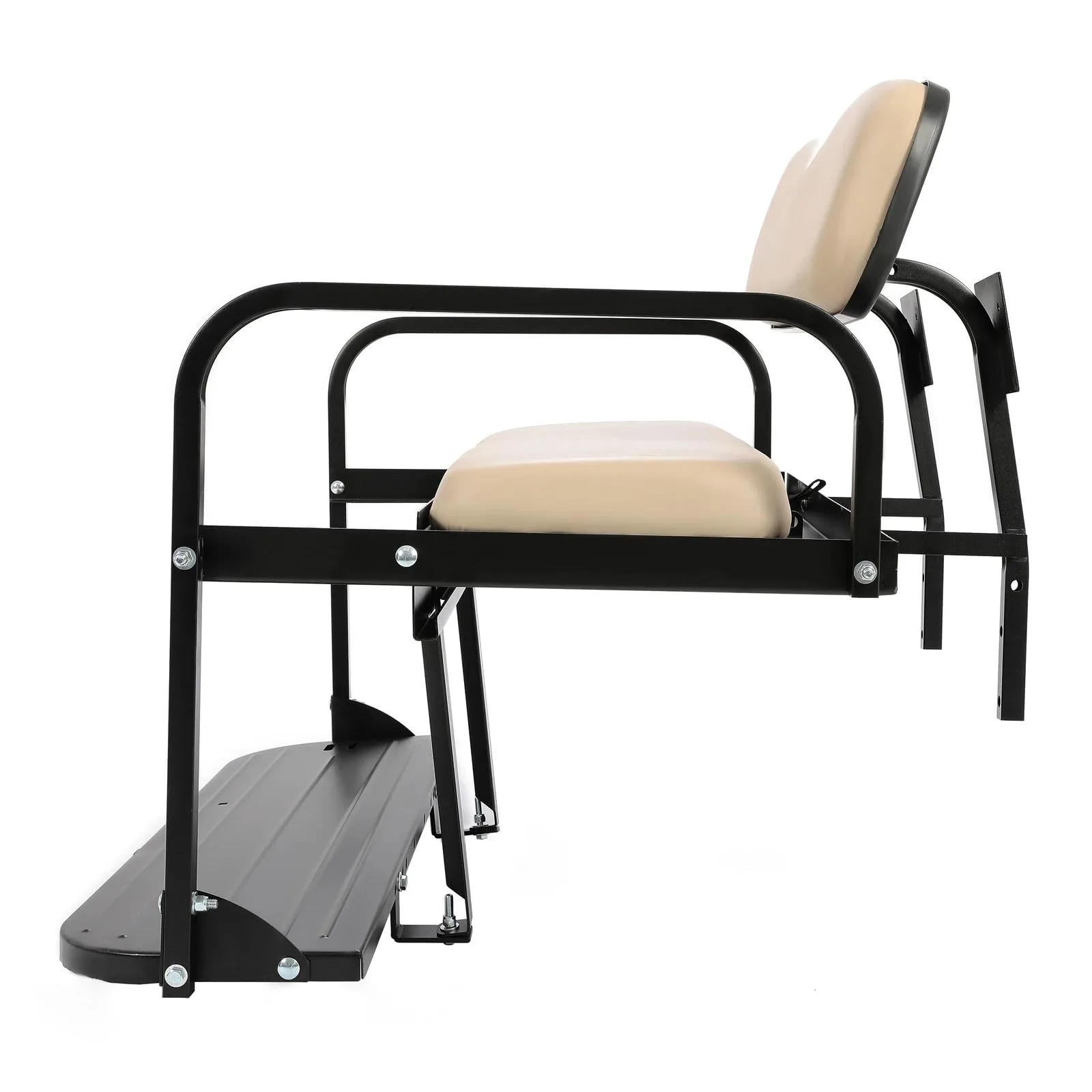 YHNNH Flip-Up Rear Seat Kit for E-Z-GO Marathon, Tan image 2