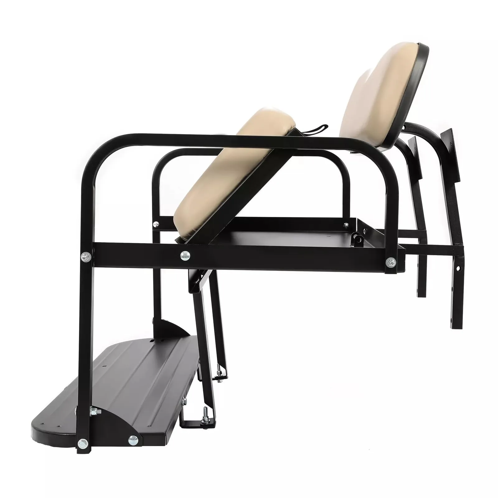 YHNNH Flip-Up Rear Seat Kit for E-Z-GO Marathon, Tan image 4