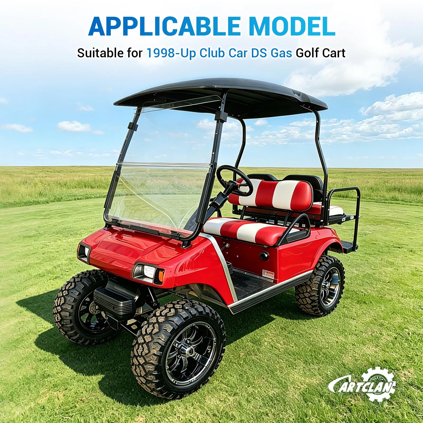 CartClan Accelerator Rod Assembly for Club Car DS Gas image 2