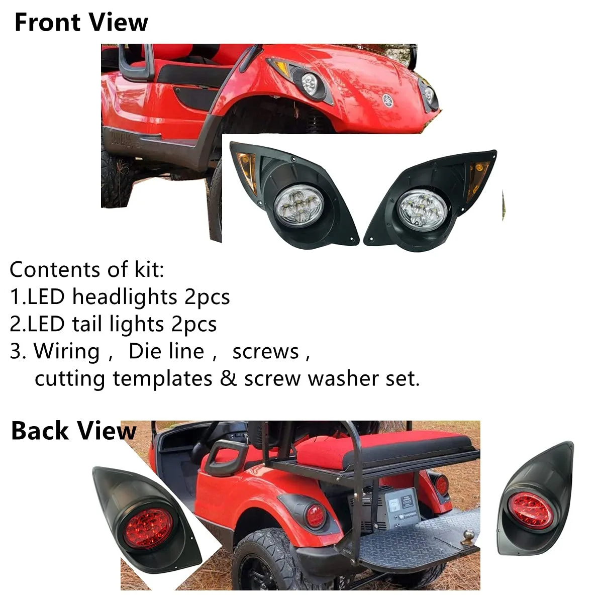 BestAccess LED Light Kit for Yamaha Drive G29 2007+ image 3