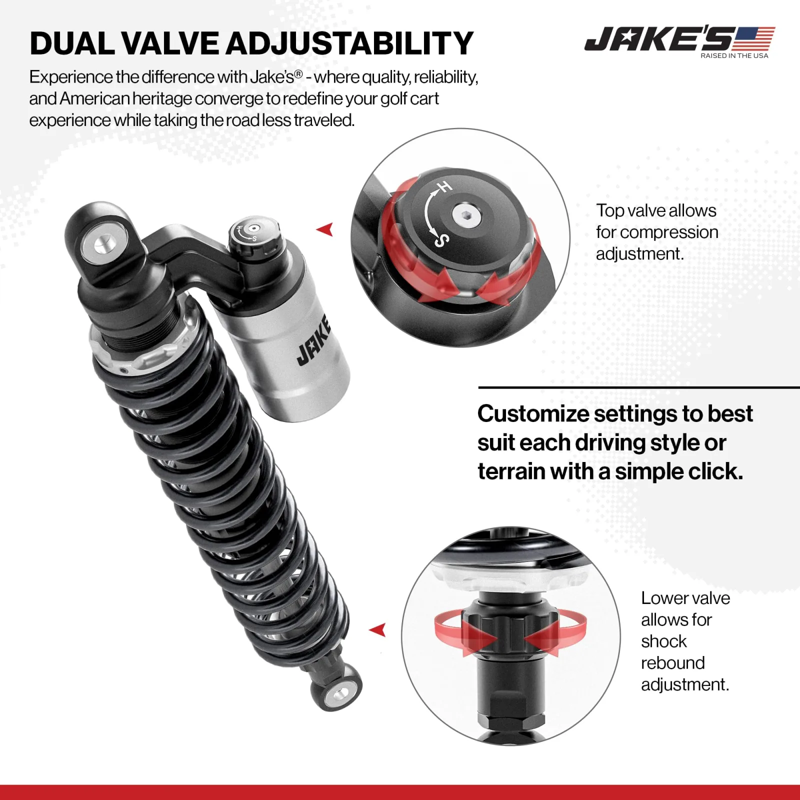 Jake's Long Travel Lift Kit 16-780 for Club Car DS image 3