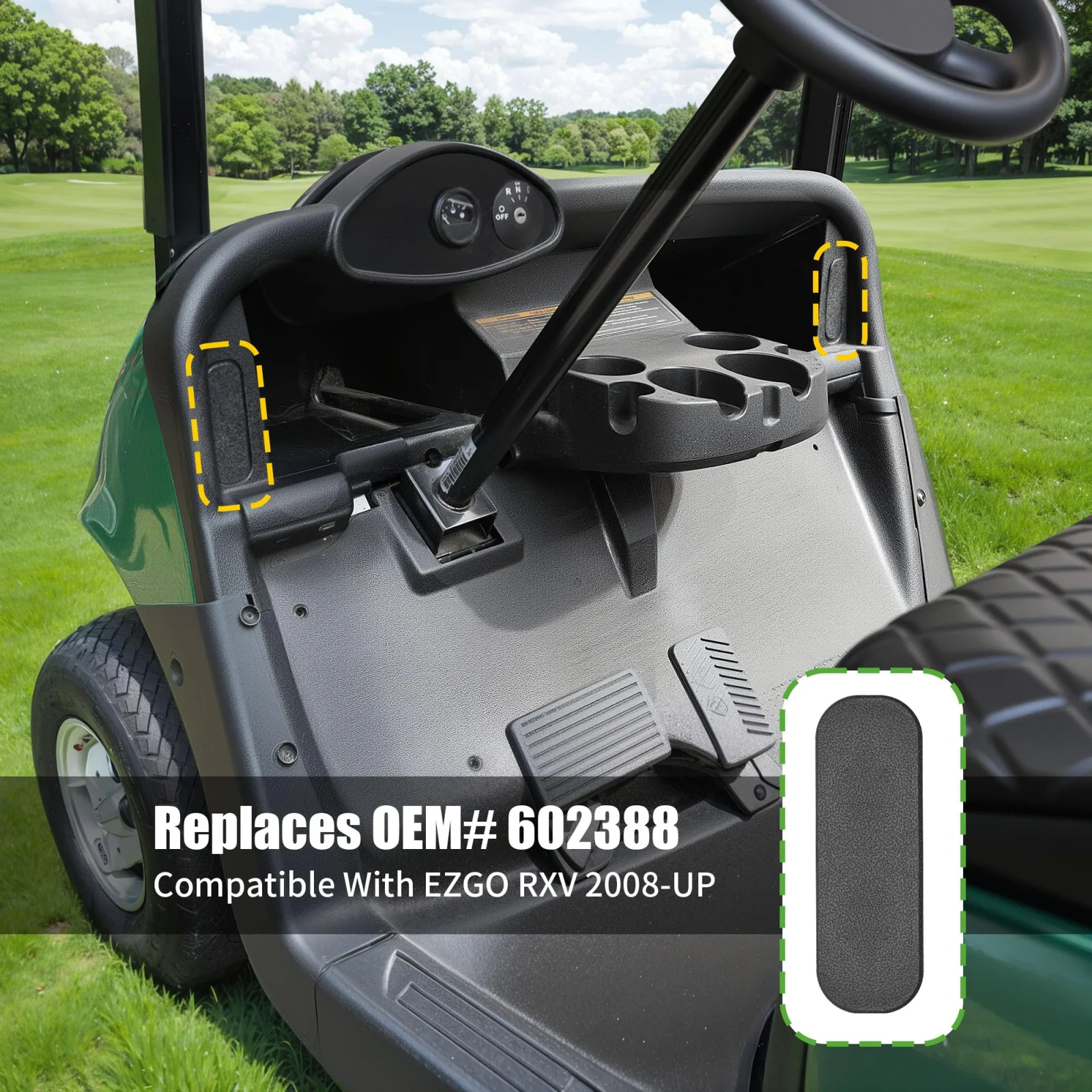10L0L Strut Access Cover for E-Z-GO RXV 2008+ image 3