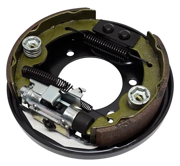 ACED Parts Driver-Side Brake Backing Plate Assembly with Shoes for E-Z-GO (1996+) & Club Car (1995+) image 3