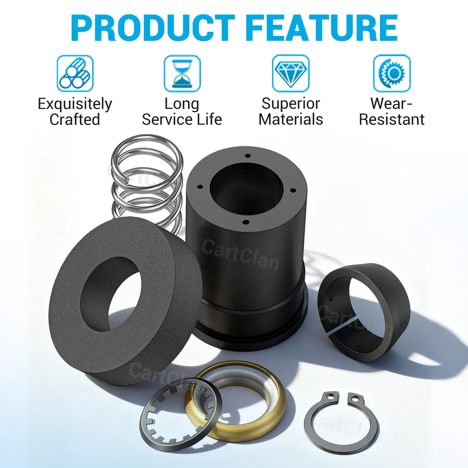 CartClan Club Car DS Steering Column Rebuild Kit image 2