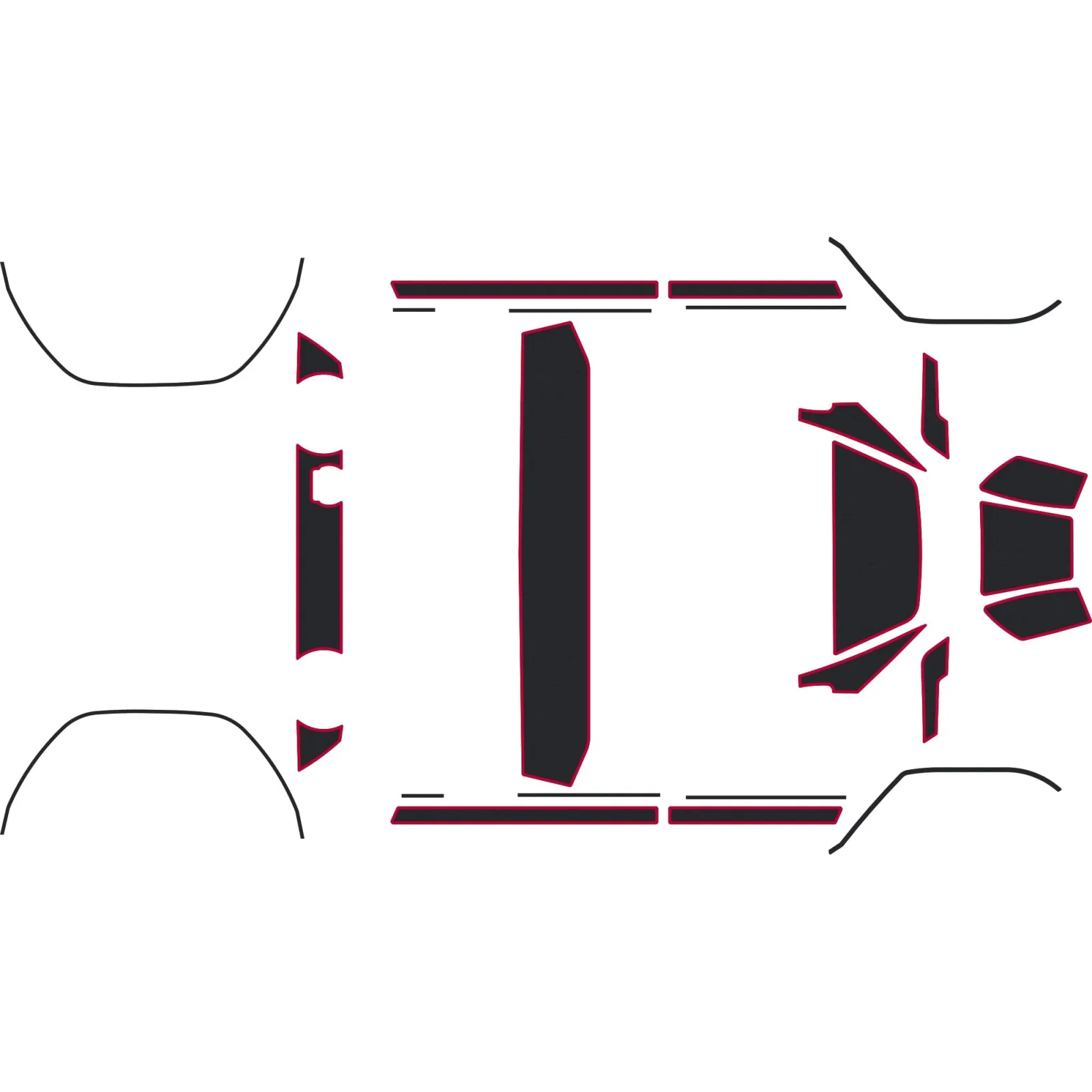 SC Mudz SeaDek Trim Pieces for Icon Epic E60FX