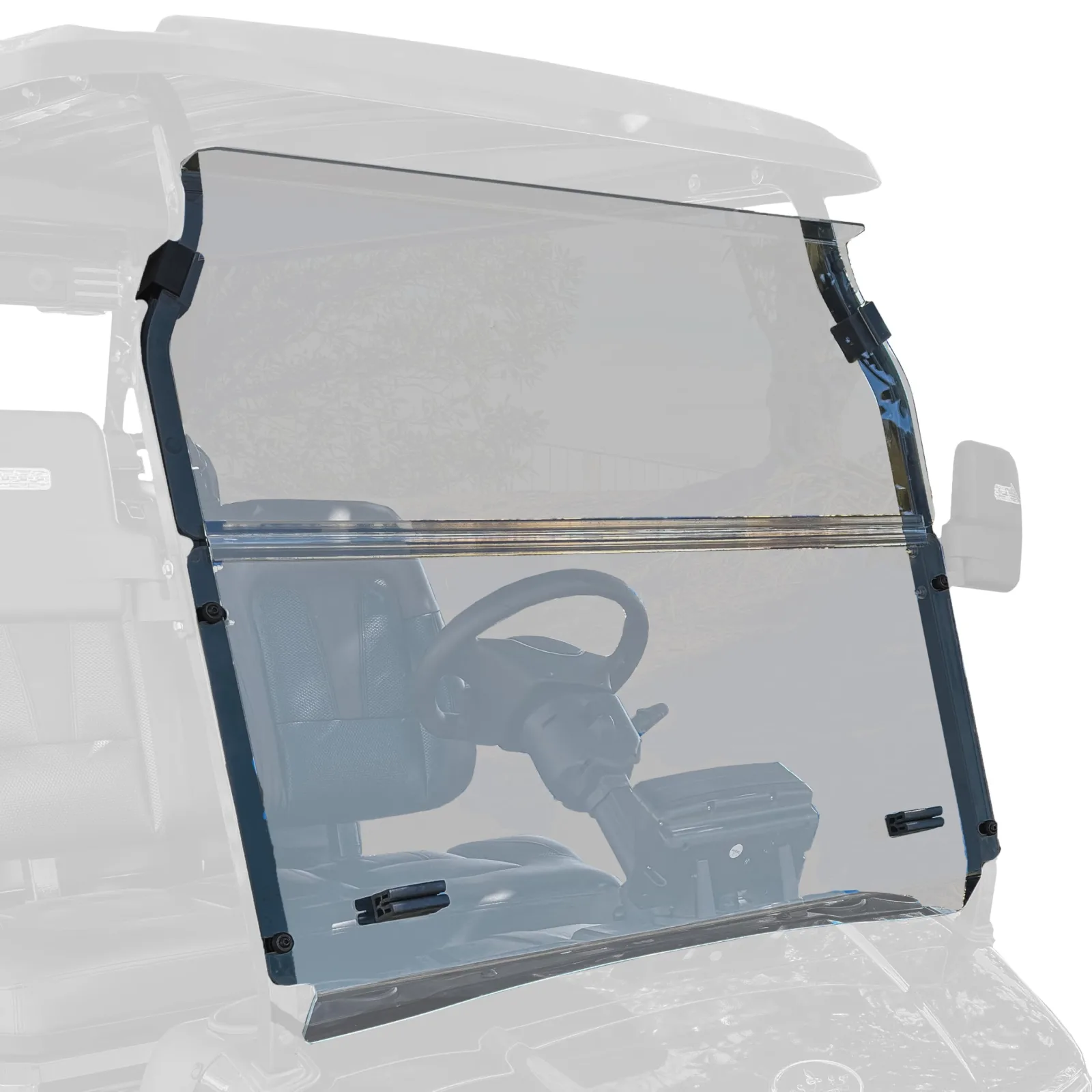 RED DOT Folding Windshield for Evolution D5 Golf Carts