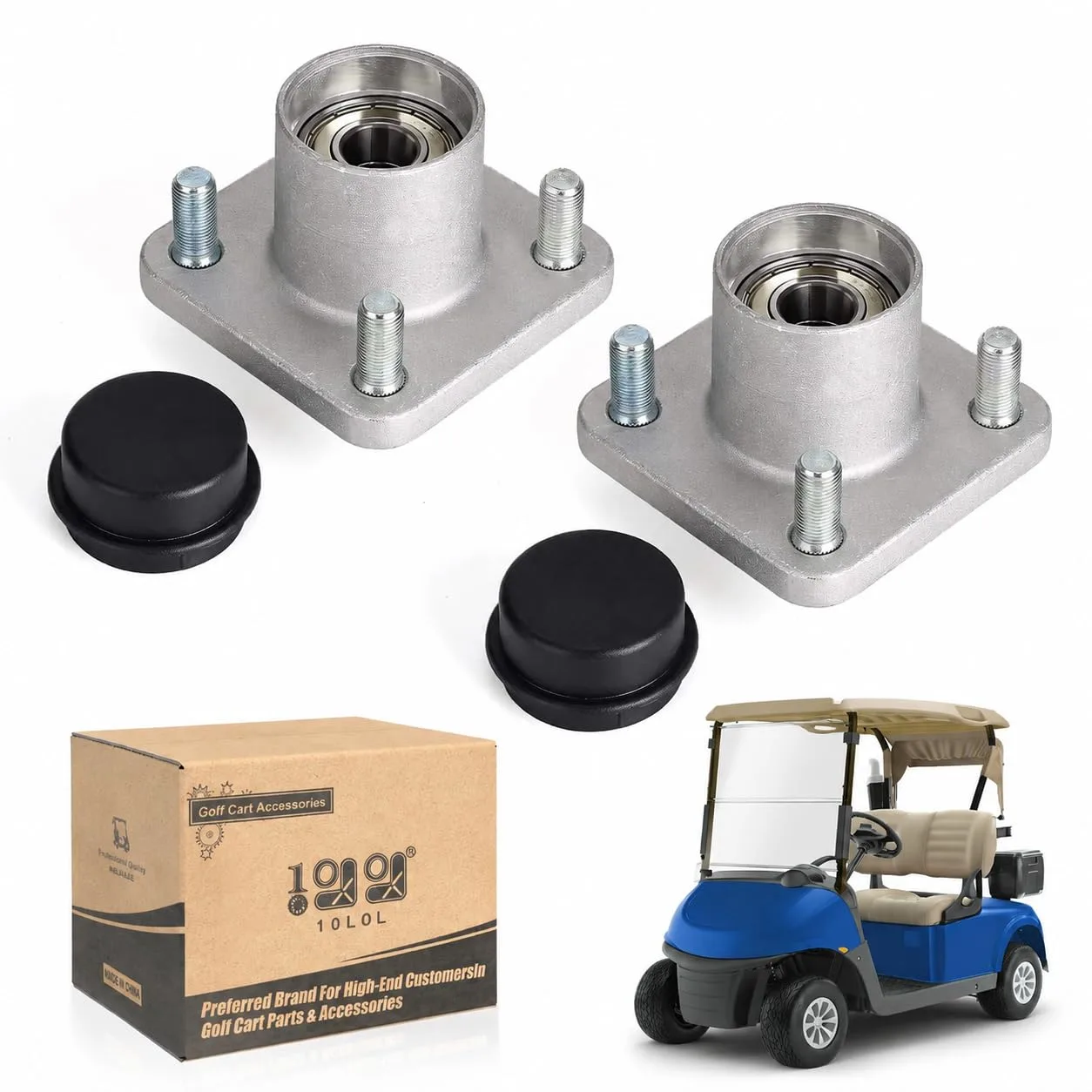 10L0L EZGO RXV Front Wheel Hub Assembly