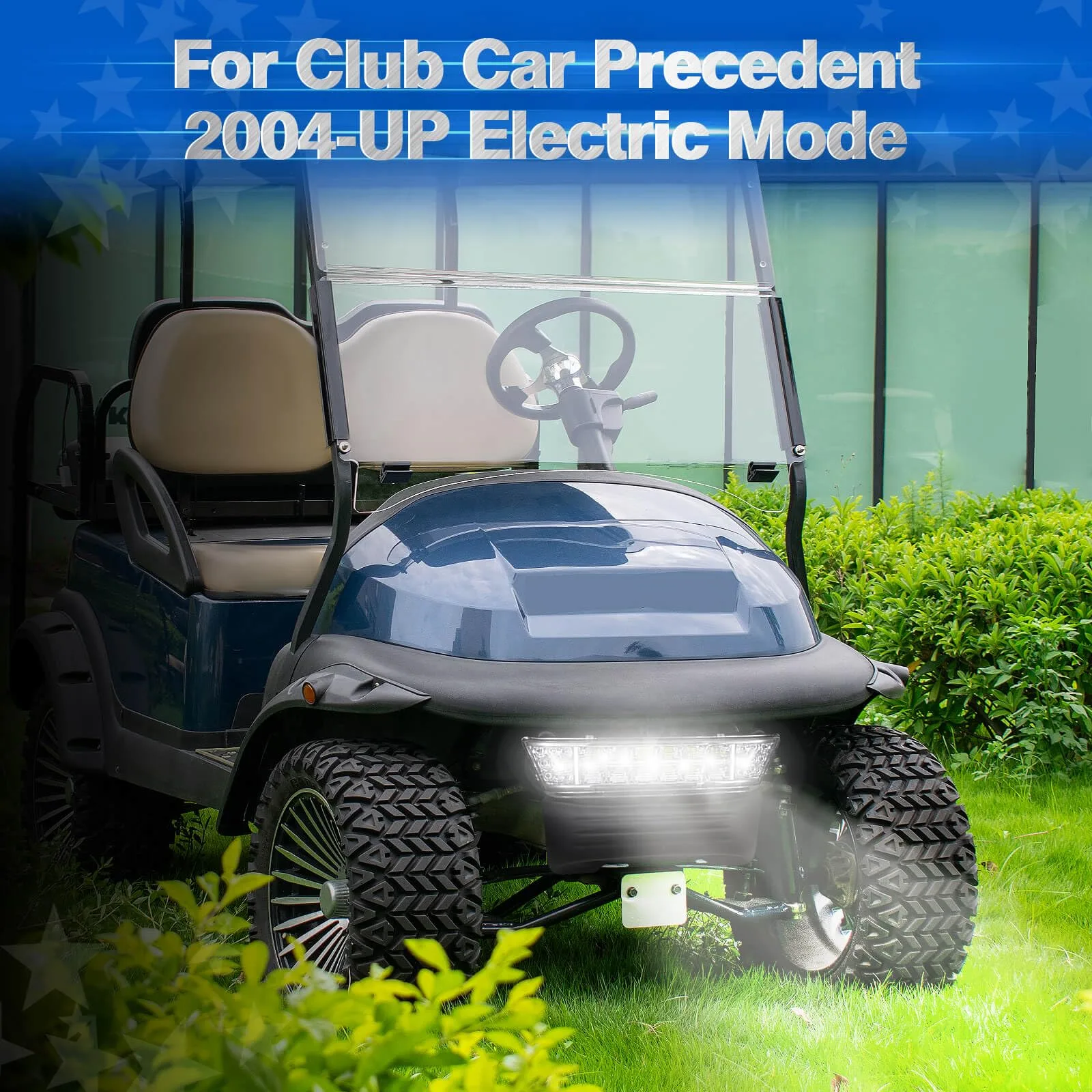 NOKINS LED Headlight and Bumper Kit for Club Car Precedent image 2