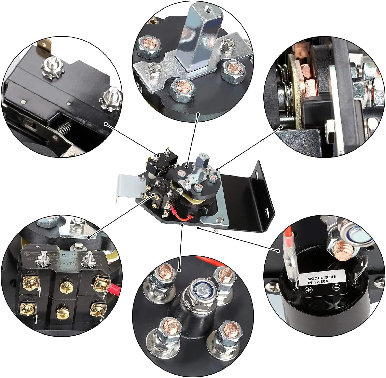 10L0L Forward/Reverse Switch Assembly for E-Z-GO Marathon 36V (25259-G2) image 3